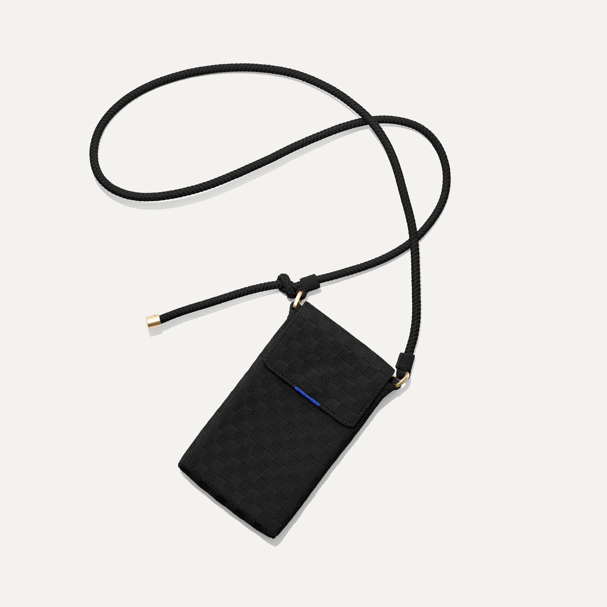 Rothy's The Phone Crossbody borsa a tracolla Black Sand nera