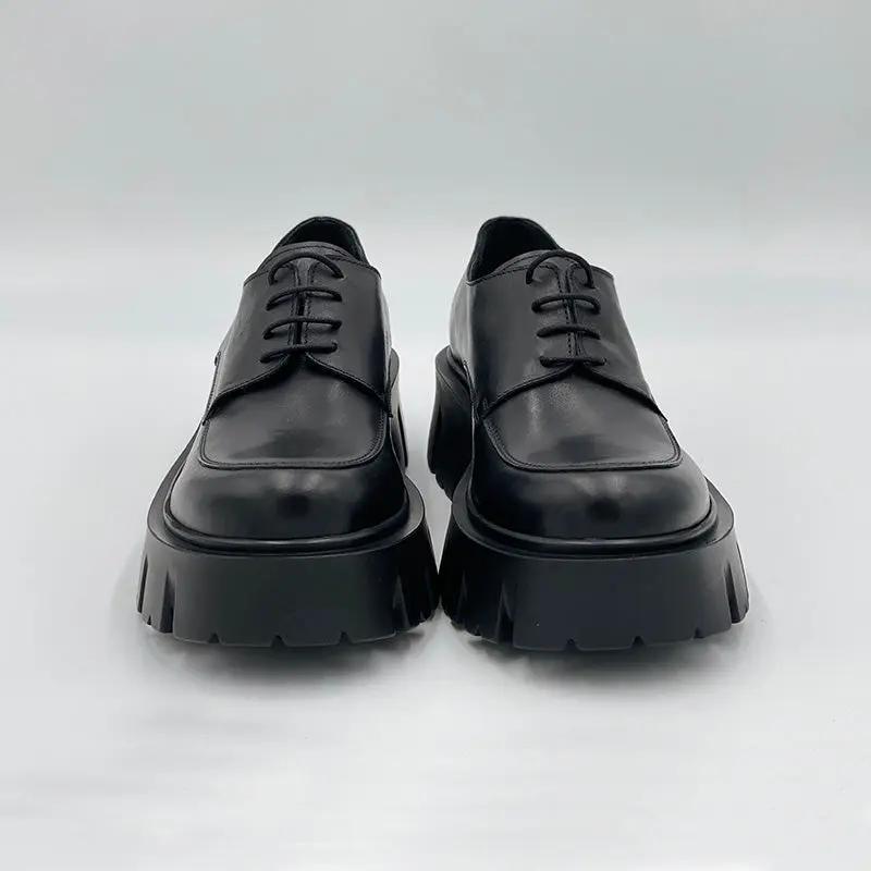 Sandro Barbera & Figli Ambra 6 Derby Biker donna pelle nero 40