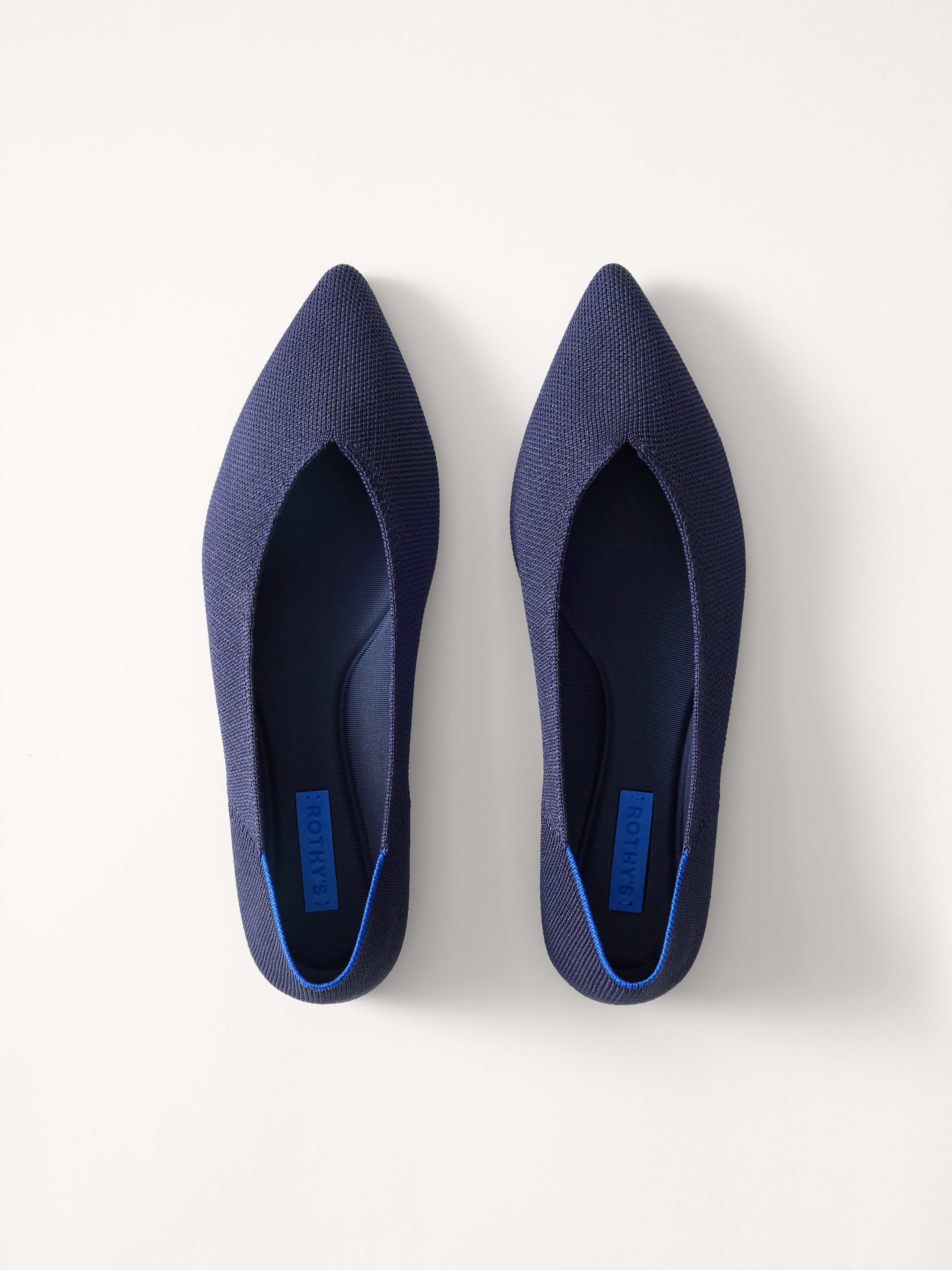 Rothy's The Point III ballerine blu navy Navy punta comoda