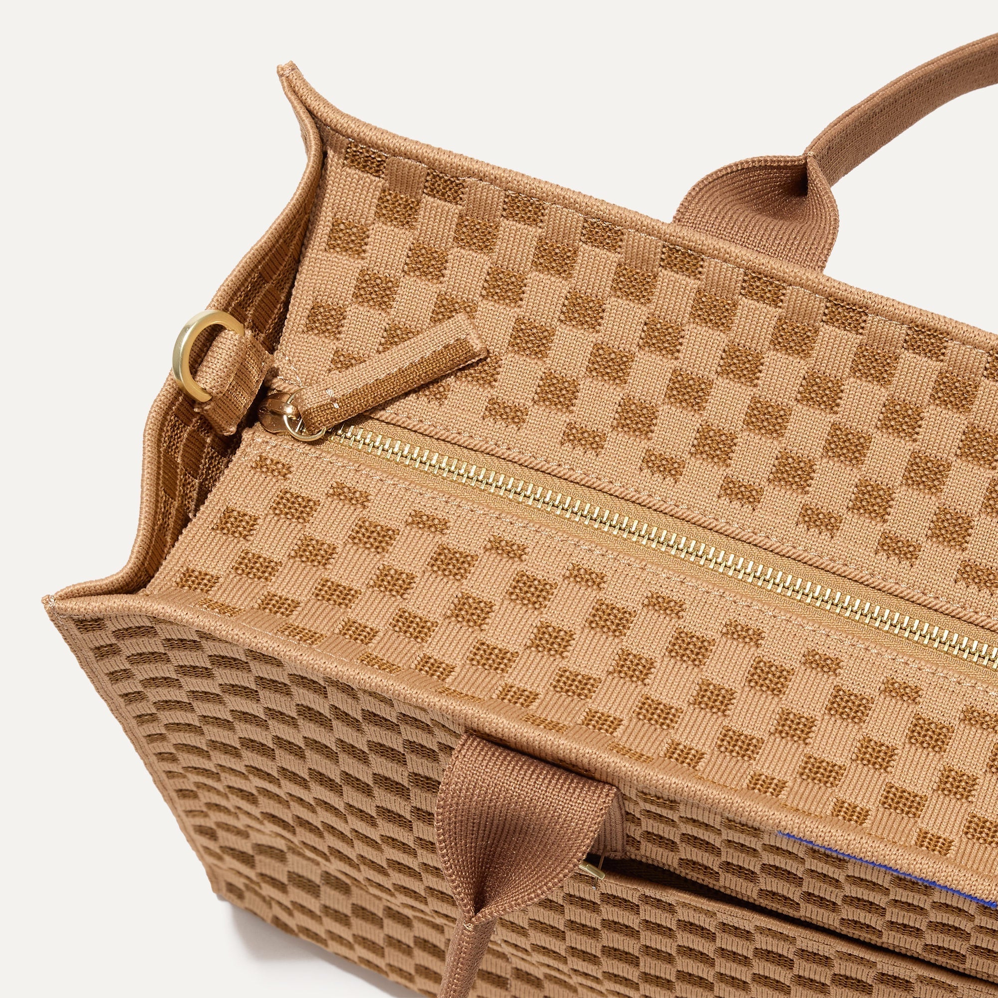 Rothy's The Classic Tote borsa tote Hazelnut con zip