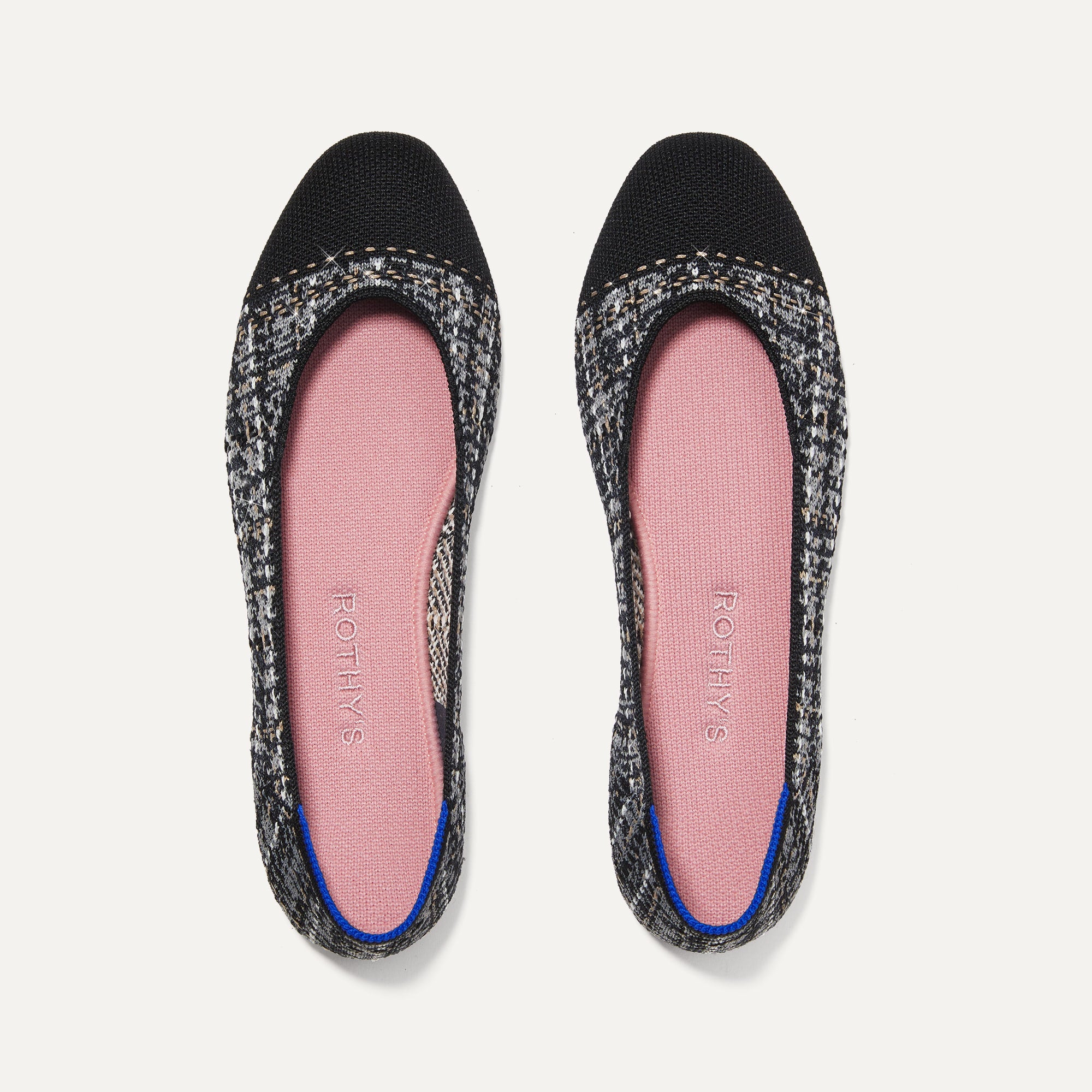 Rothy's Flats The Square ballerine nero punta quadrata comode