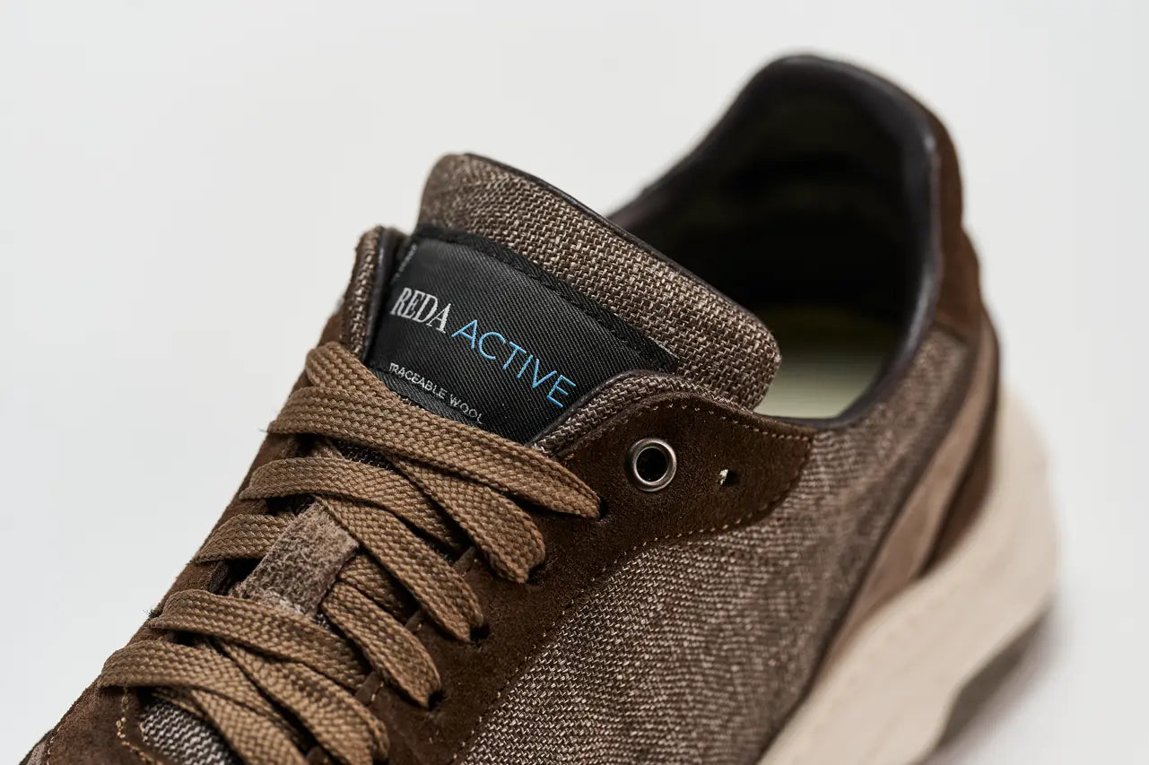 Sandro Barbera Wooly Runix Sneaker lana marrone EU 40