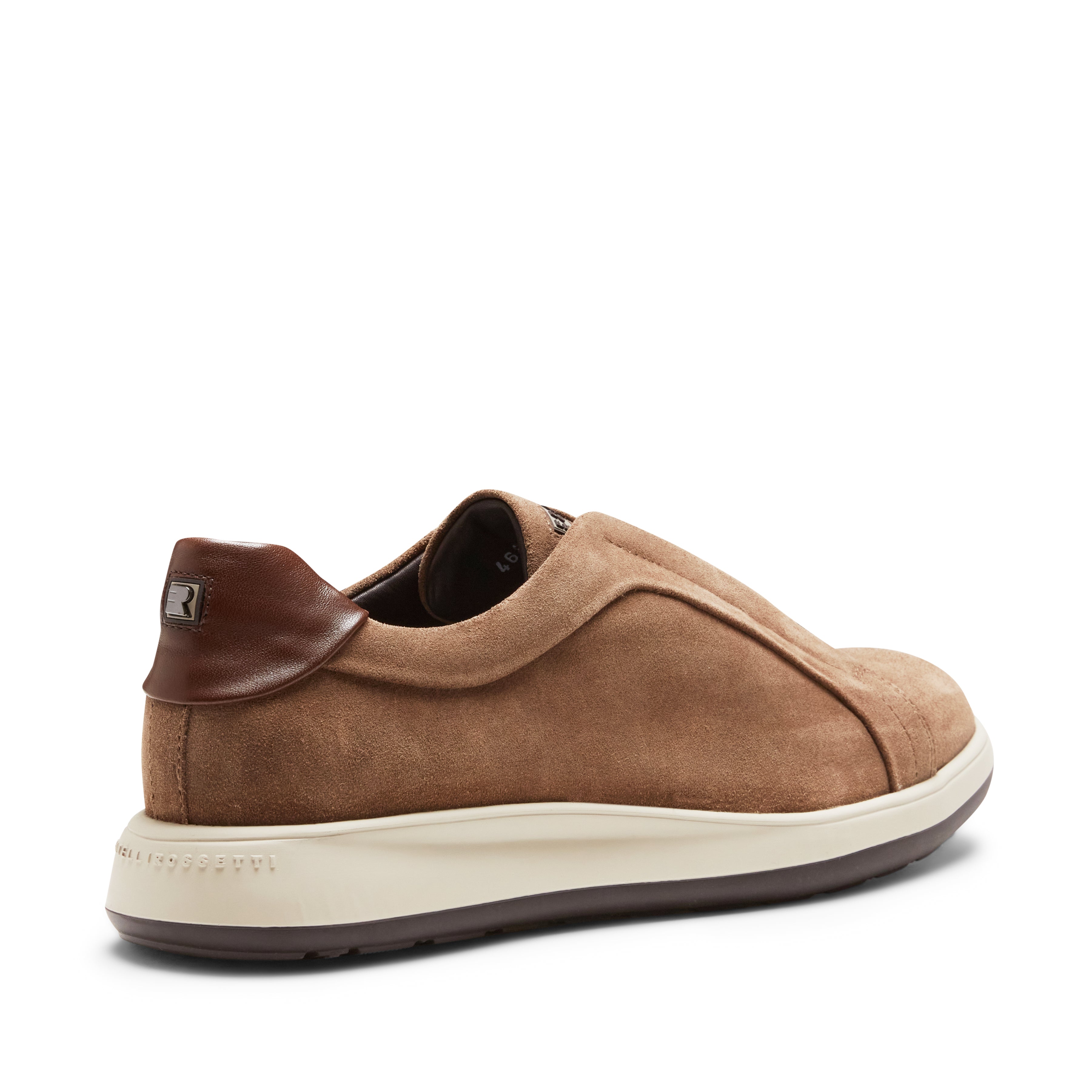 F.lli Rossetti Sneaker Suede Uomo Fango Idrorepellente Slip On