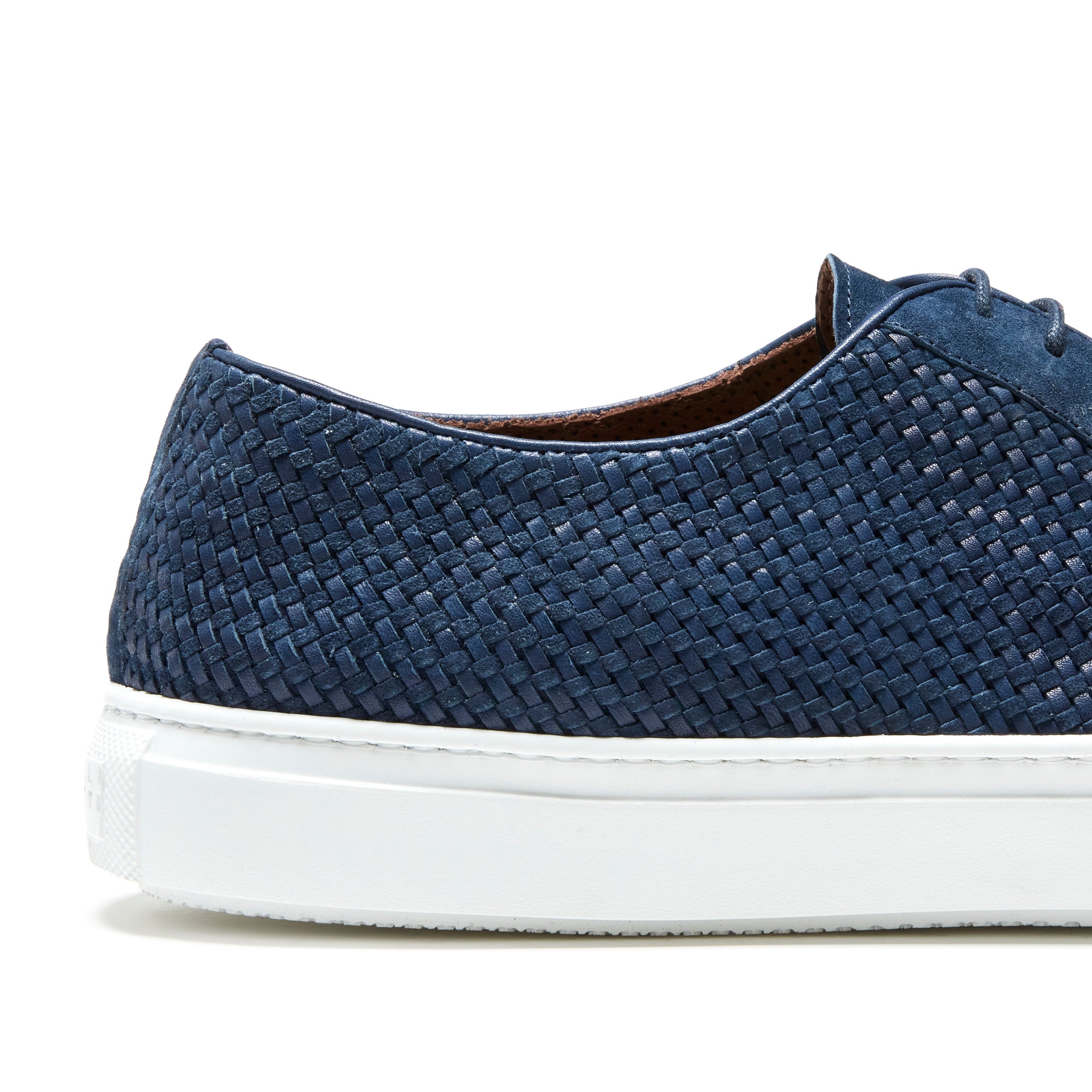 F.lli Rossetti Sneaker 46727 Suede Oltremare Uomo Intrecciata