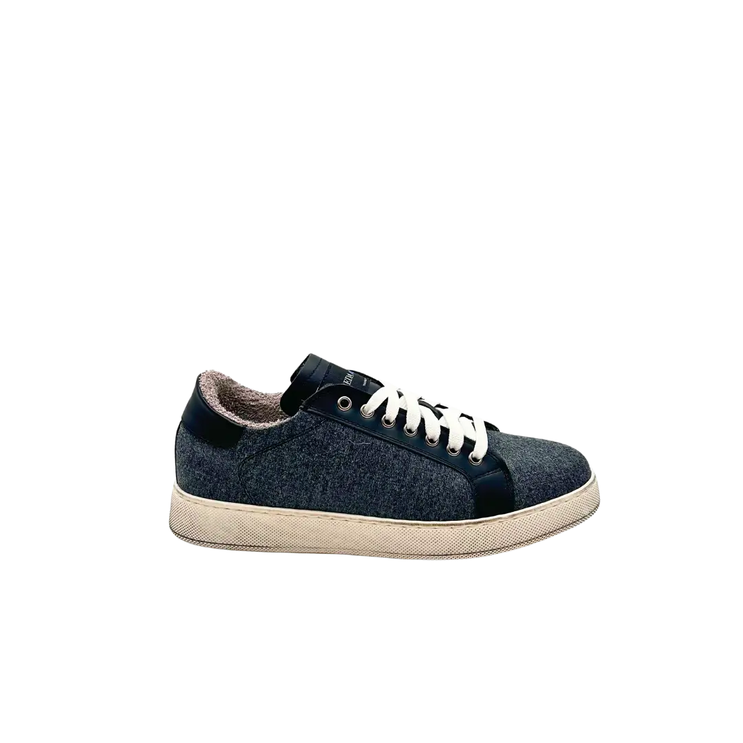 Sandro Barbera & Figli Wooly Jumper Sneaker Grey Lana Merino