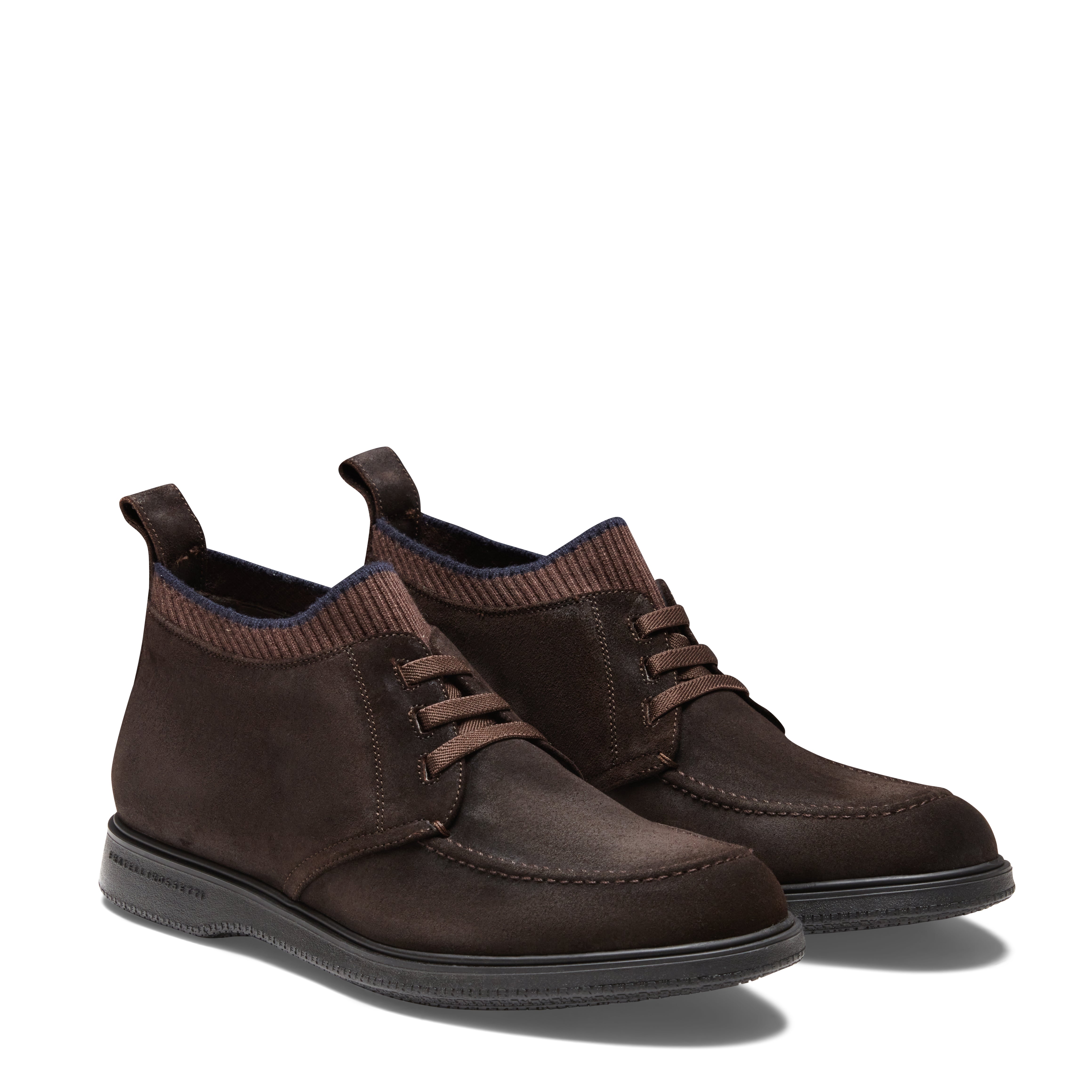 F.lli Rossetti 47511 Polacco Stringato Uomo Cacao Suede