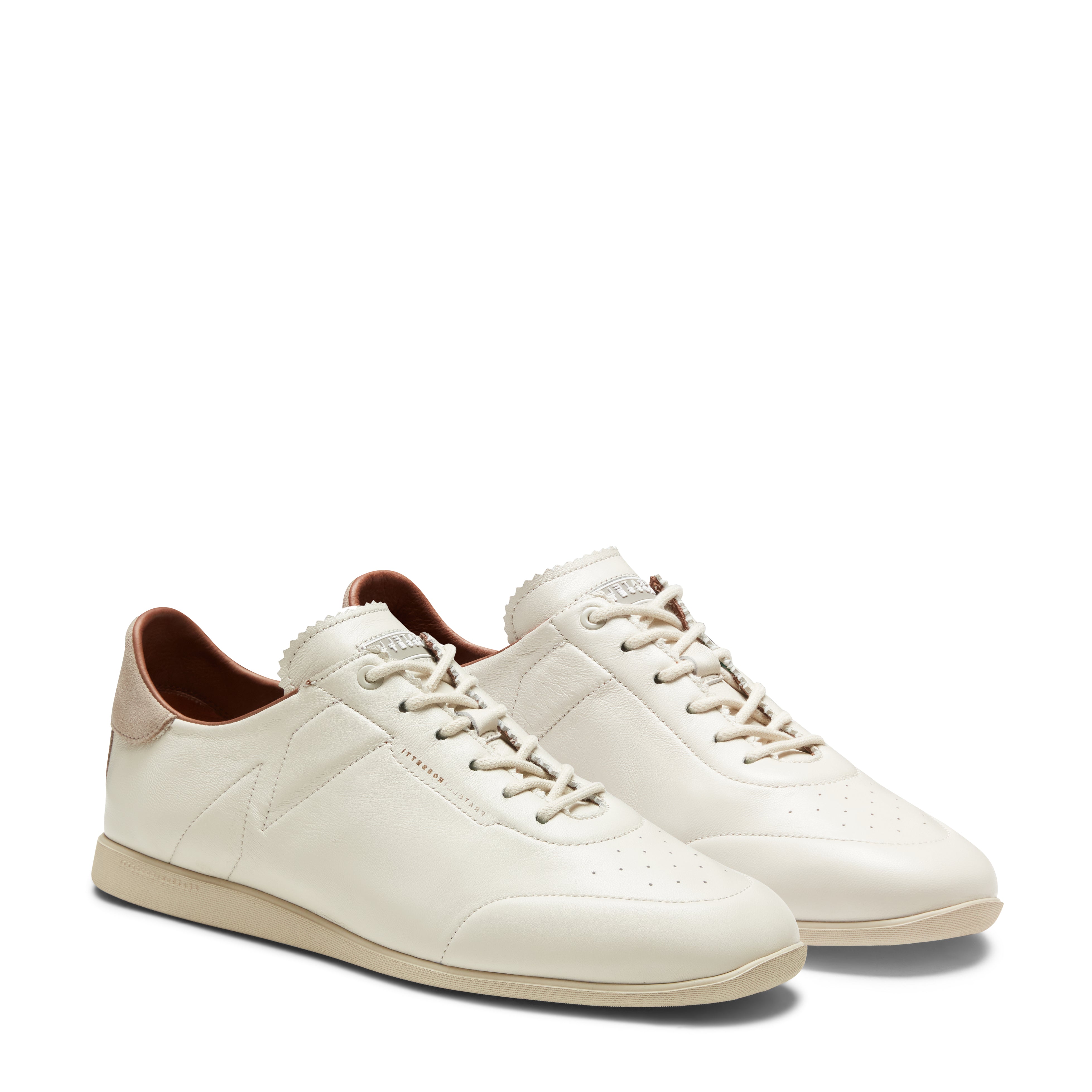 F.lli Rossetti Kyoto 47409 sneaker uomo latte traforata