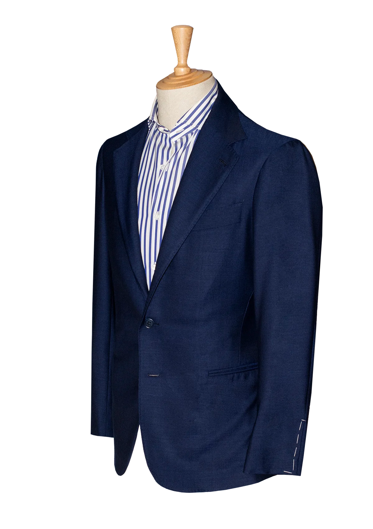 Stefano Bemer SV2111 blazer blu lana hopsack