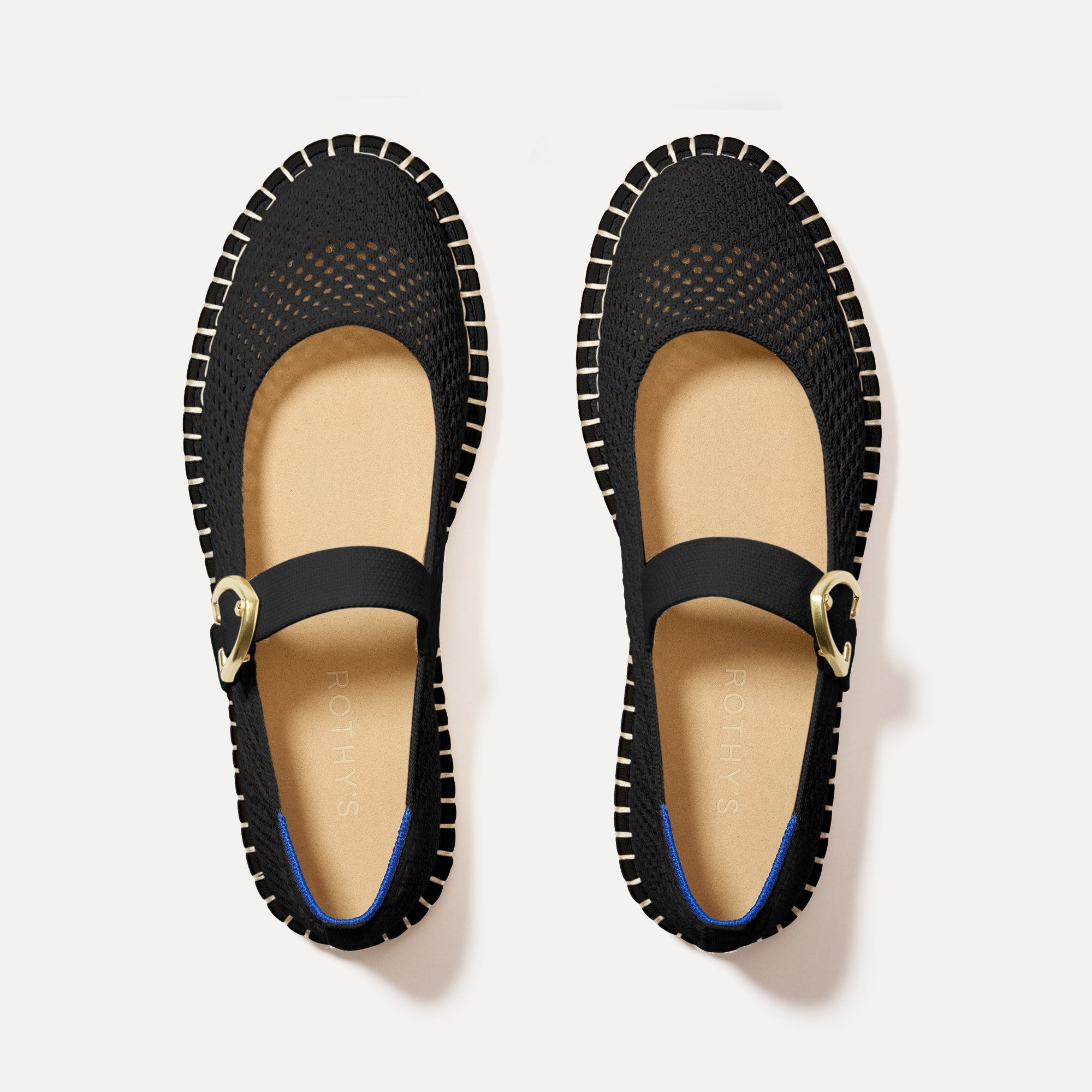 Rothy's The Espadrille Mary Jane ballerine nero