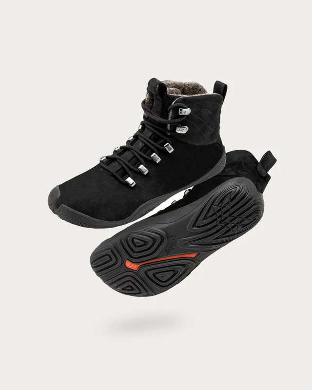 Wildling Mid Cut Feral black scarpe pelle inverno