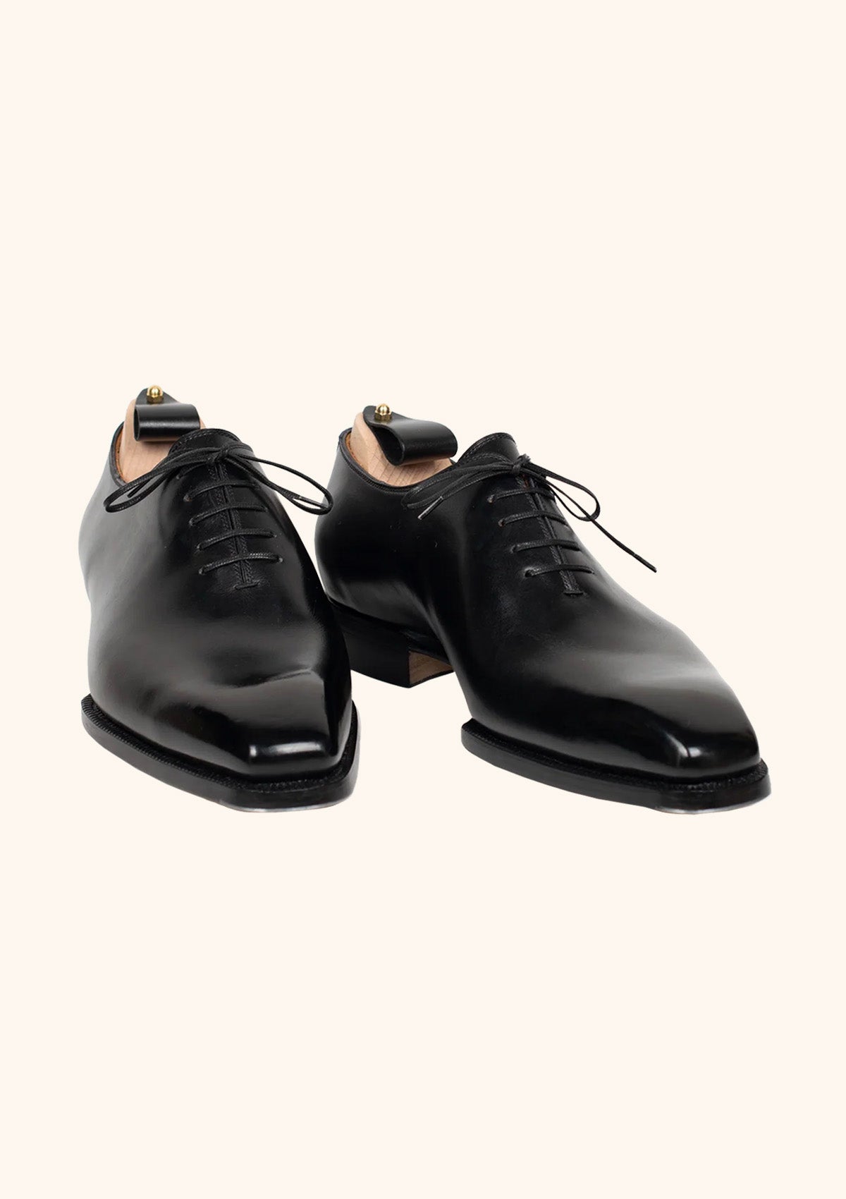 Stefano Bemer Oxfords T6303 scarpe wholecut pelle nera 42