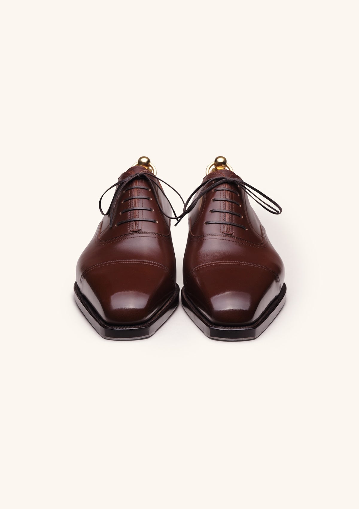 Stefano Bemer Oxfords T6470 Francesine Pelle Marrone Captoe