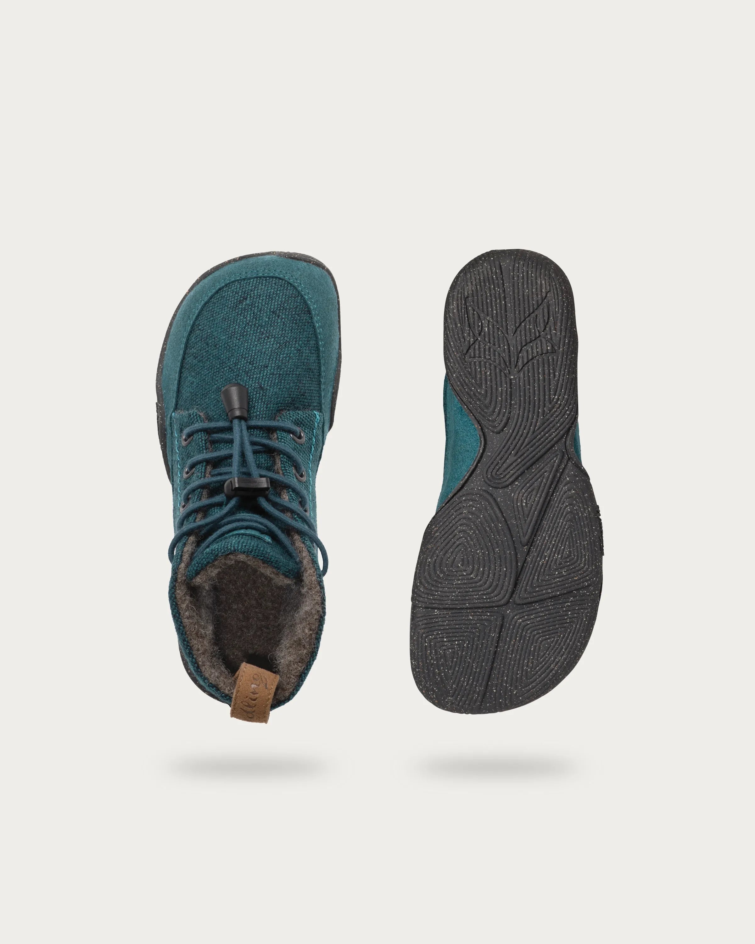 Wildling Shoes Marron Smaragdin scarpe bambini lana verde