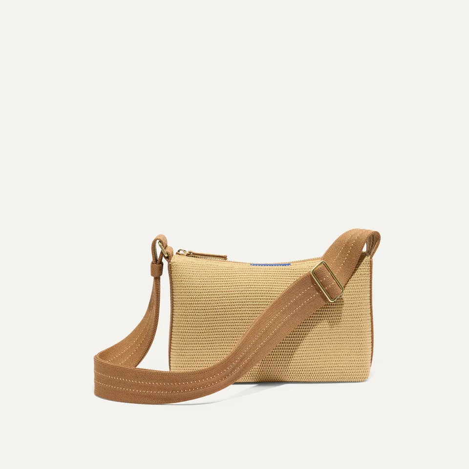 Rothy's The Casual Crossbody borsa a tracolla Brown Butter Rafia