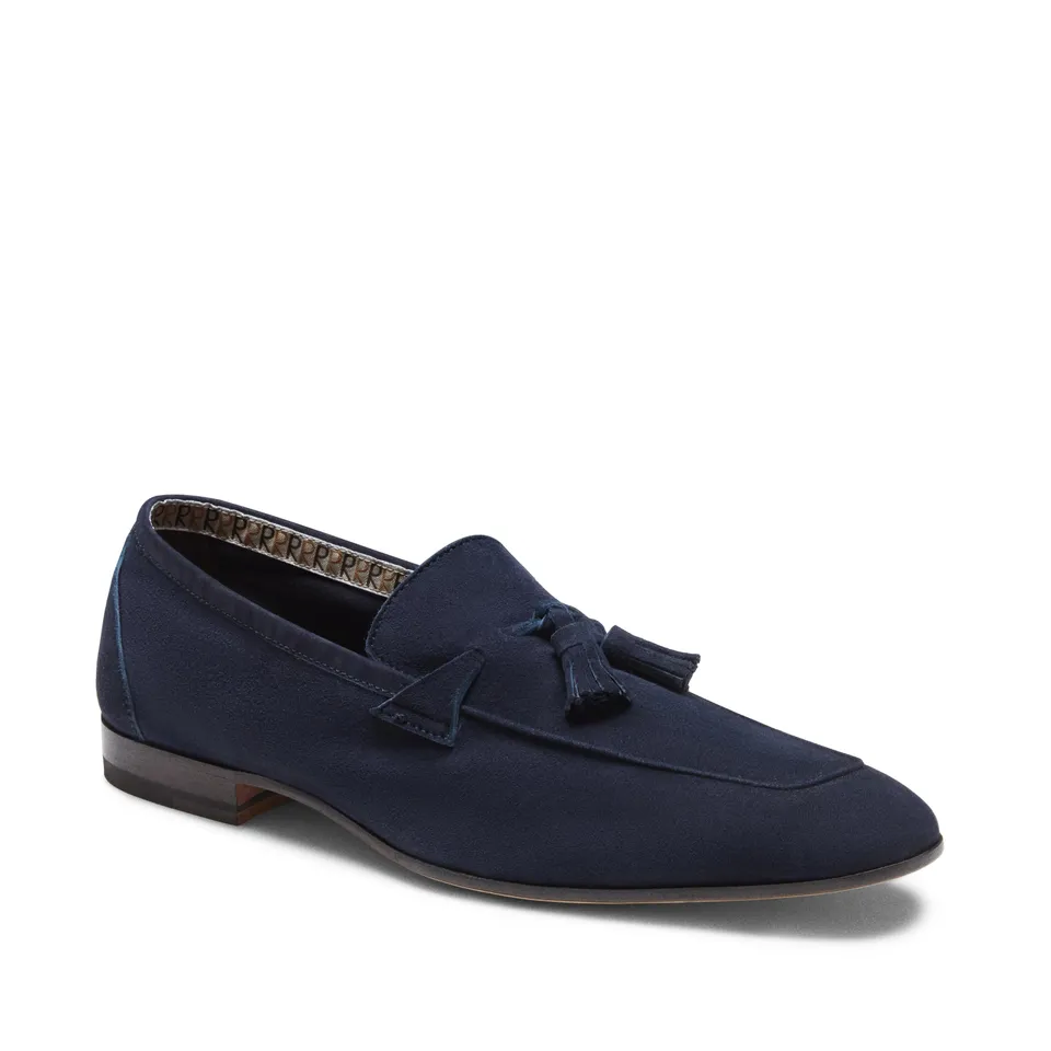 F.lli Rossetti Estate 51834 mocassino uomo marine suede leggero