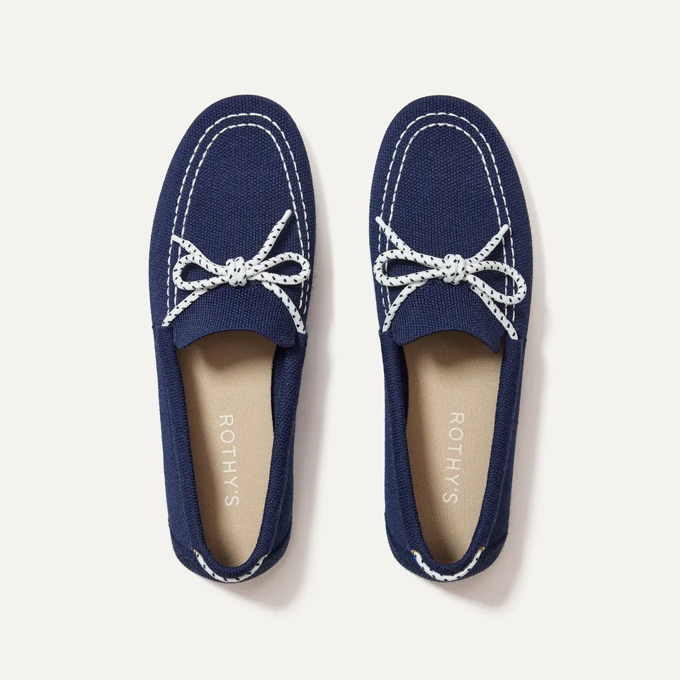 Rothy's The Boat Shoe mocassini Bay Blue comodi