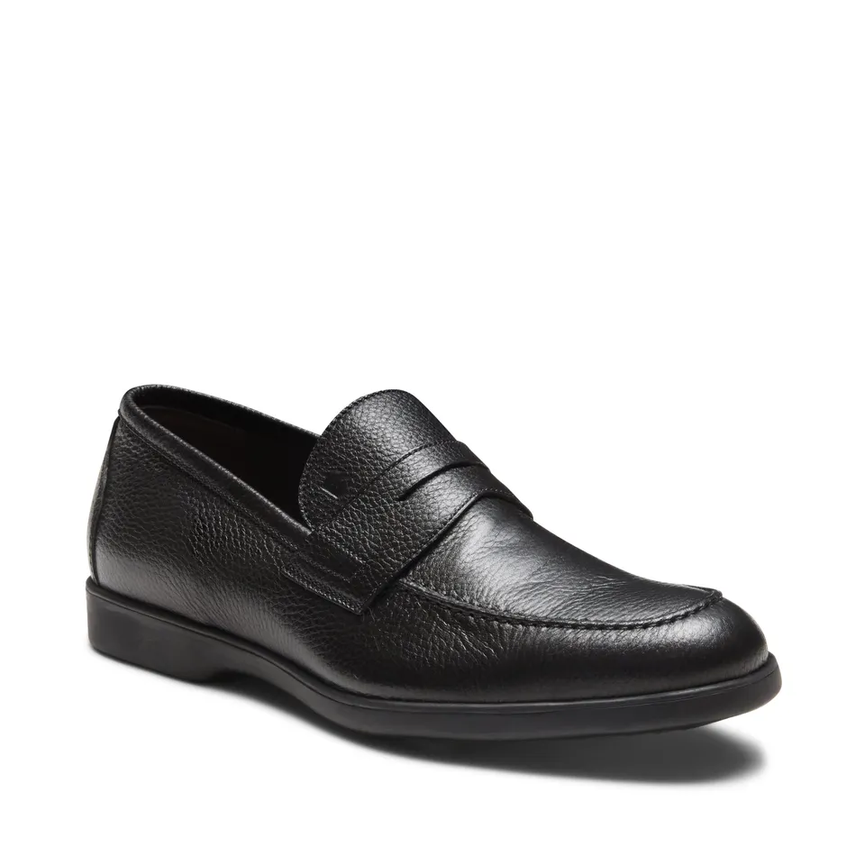 F.lli Rossetti 44612 Mocassino Uomo Nero Pelle Cervo