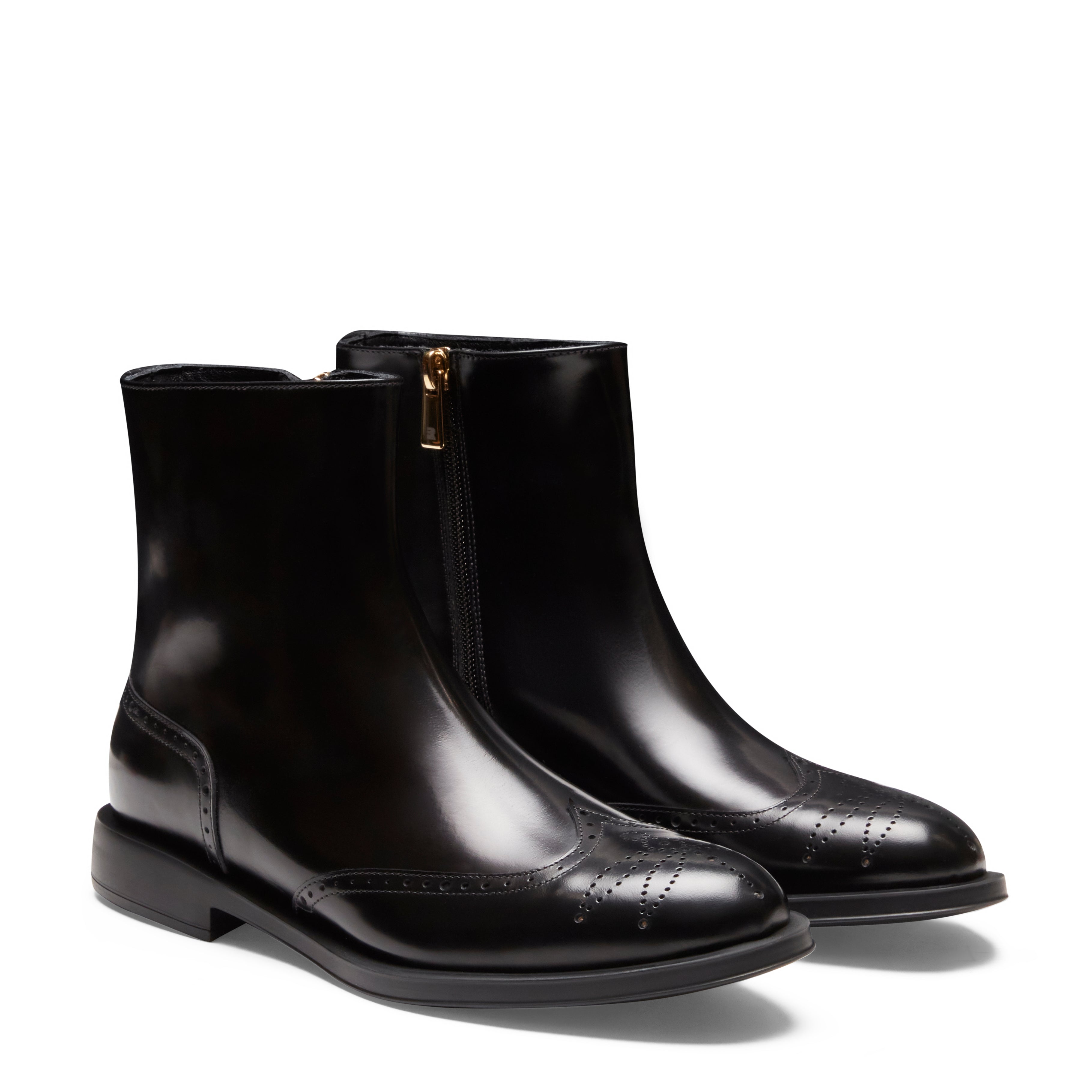 F.lli Rossetti 77292 Stivaletto Brogue Donna Nero Pelle