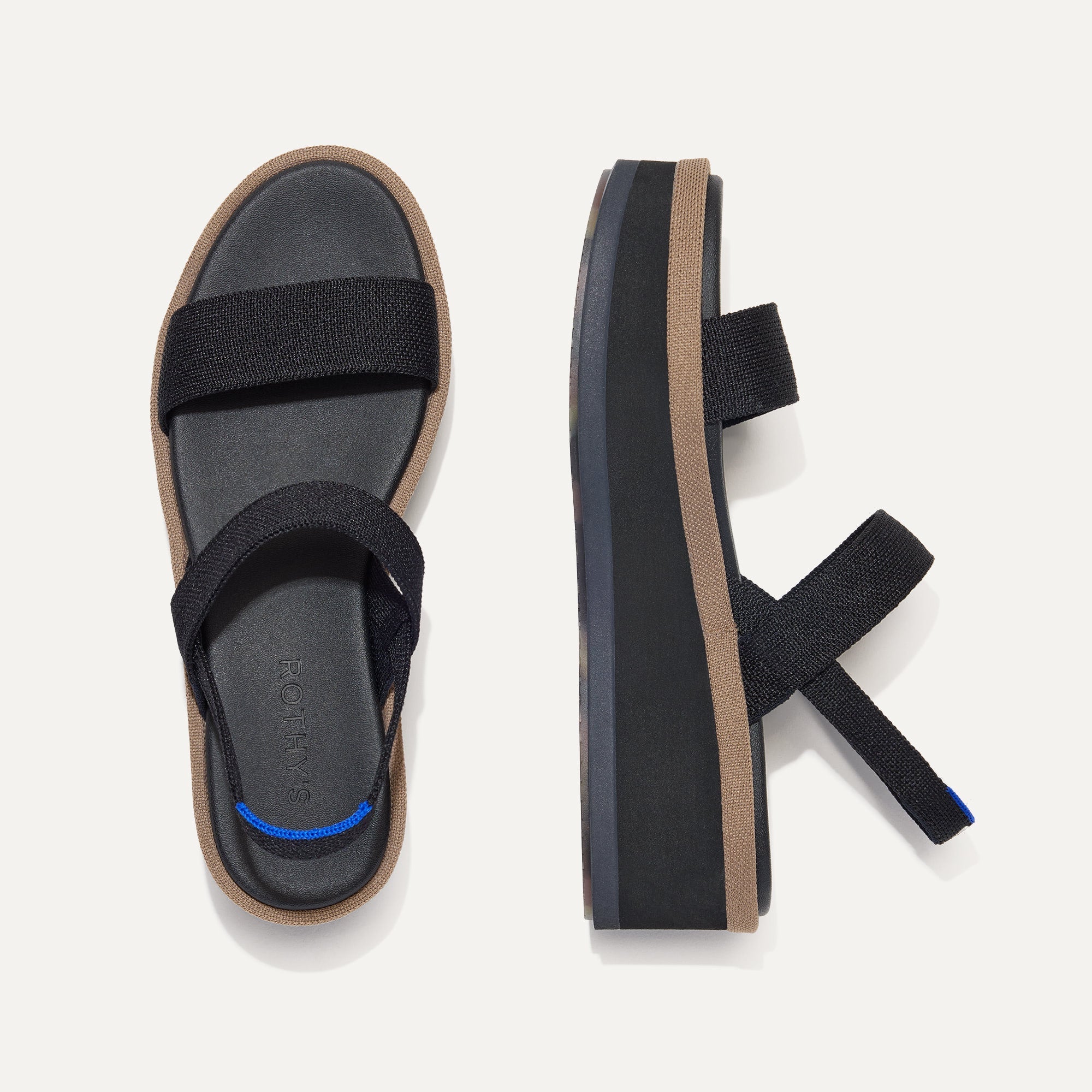 Rothy's Heels The Lightweight Wedge Sandal sandali Salt leggeri