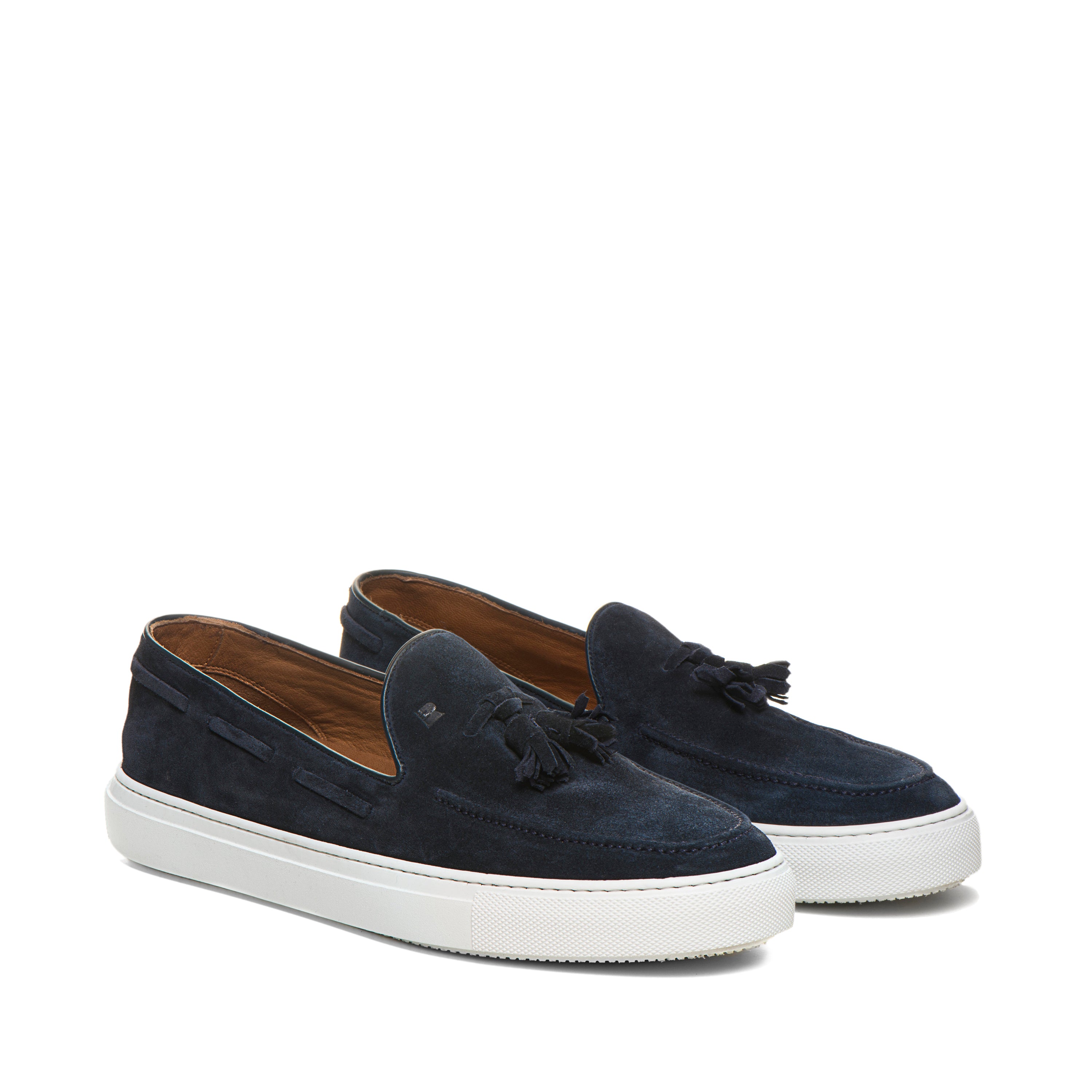 F.lli Rossetti Brera 45814 Sneaker Uomo Blu Scamosciata
