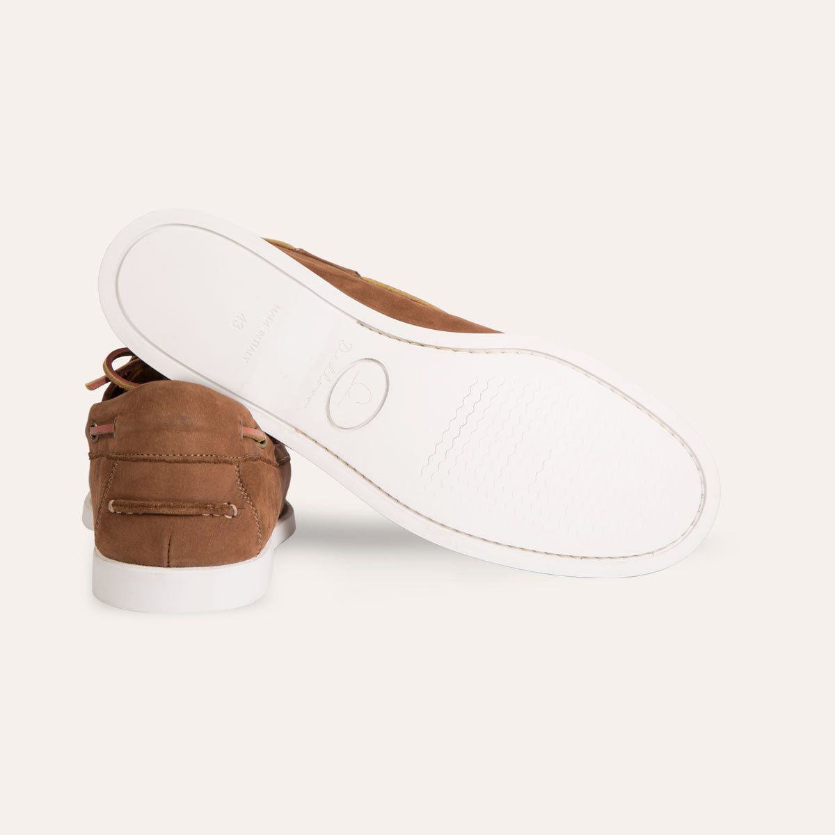 Dellovo Trabucco boat shoe uomo cuoio nabuk