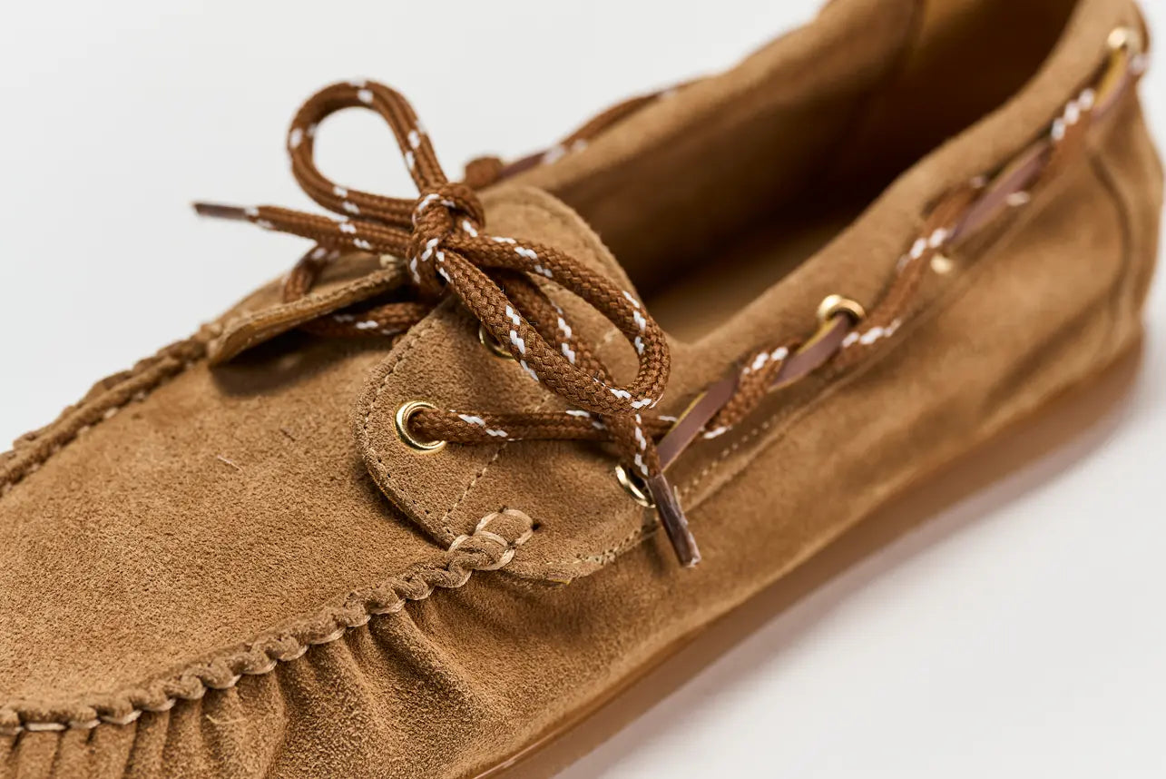 Sandro Barbera Indianina mocassini donna camoscio camel