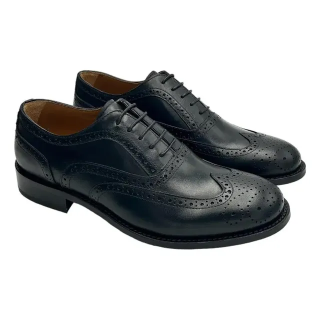 Sandro Barbera Stringate Uomo 44205 oxford nero vitello