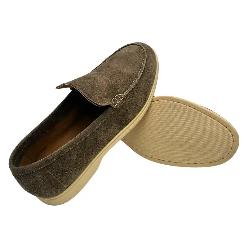 Sandro Barbera Stringate Uomo 5780 Loafer Moro Camoscio