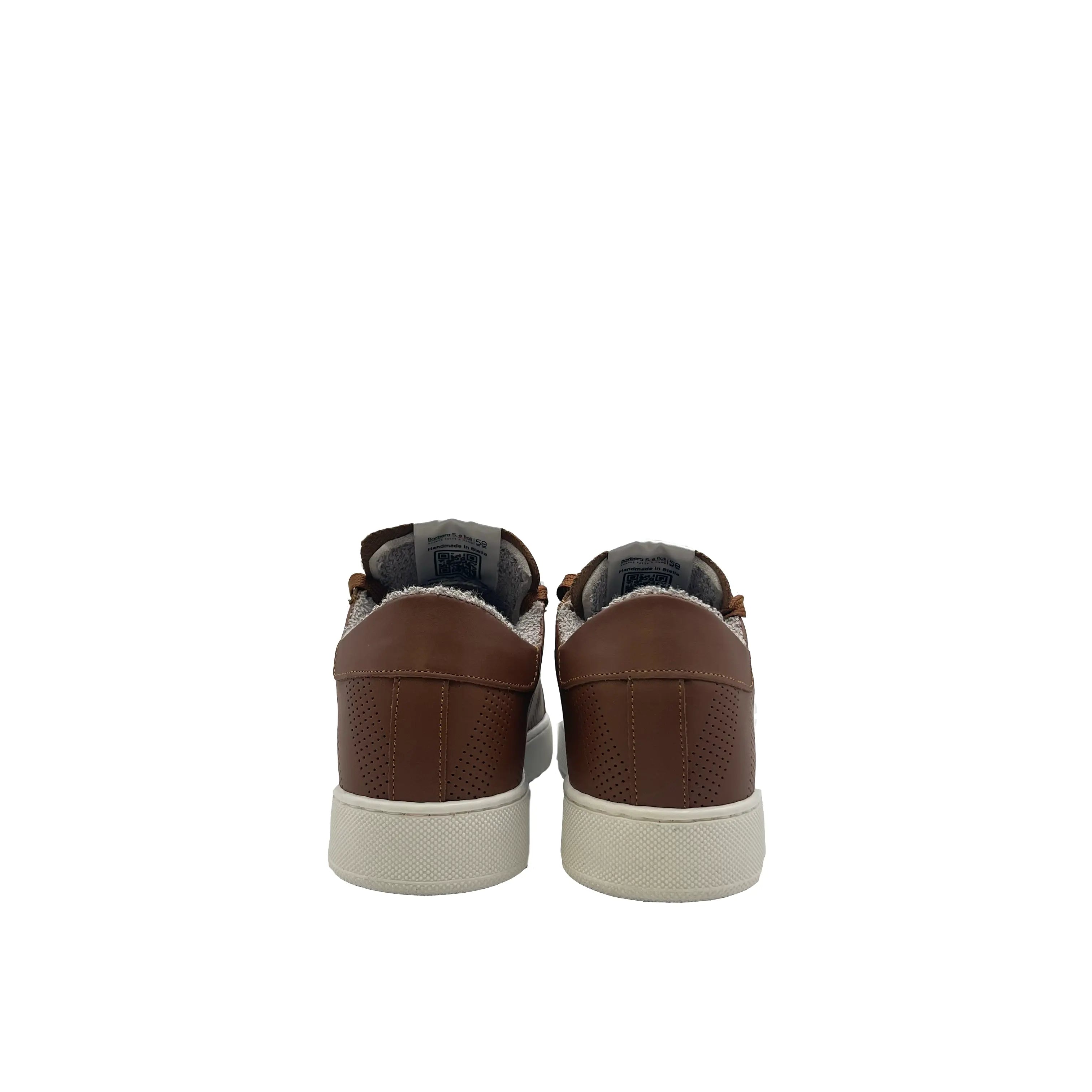 Sandro Barbera Hevo2 Cuir stringate uomo cuoio microforata