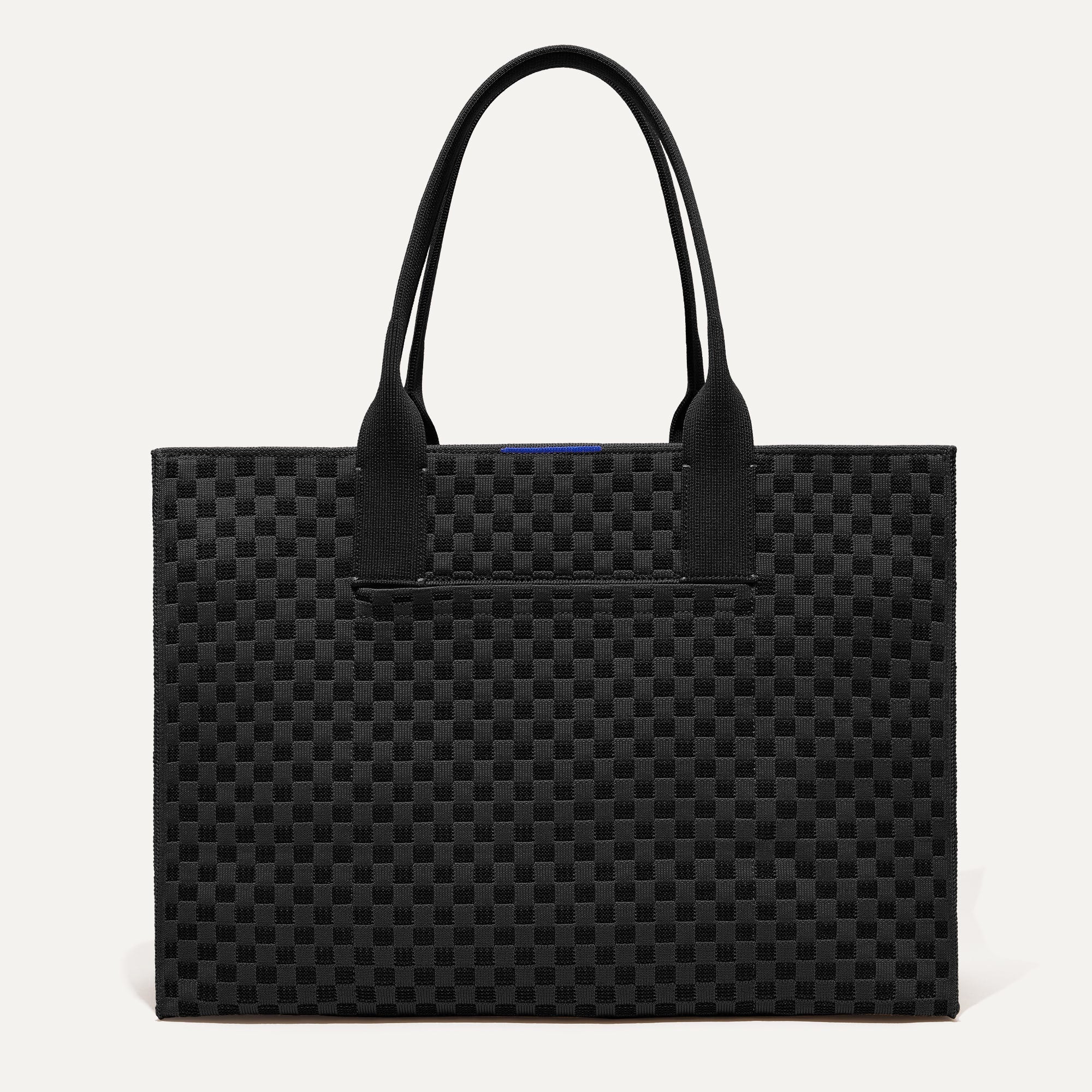 Rothy's The Classic Tote borsa tote Black Sand con zip