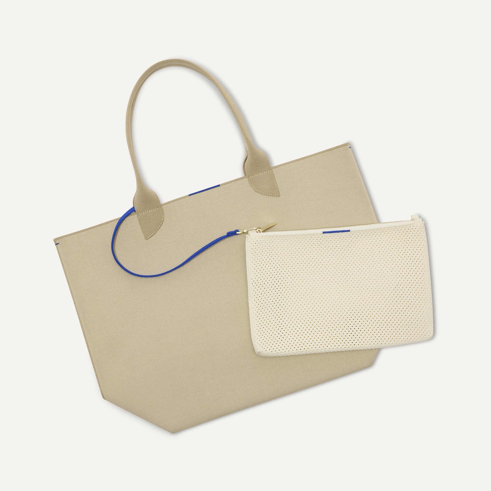 Rothy's Convertible Clutch pochette Love Bird avorio