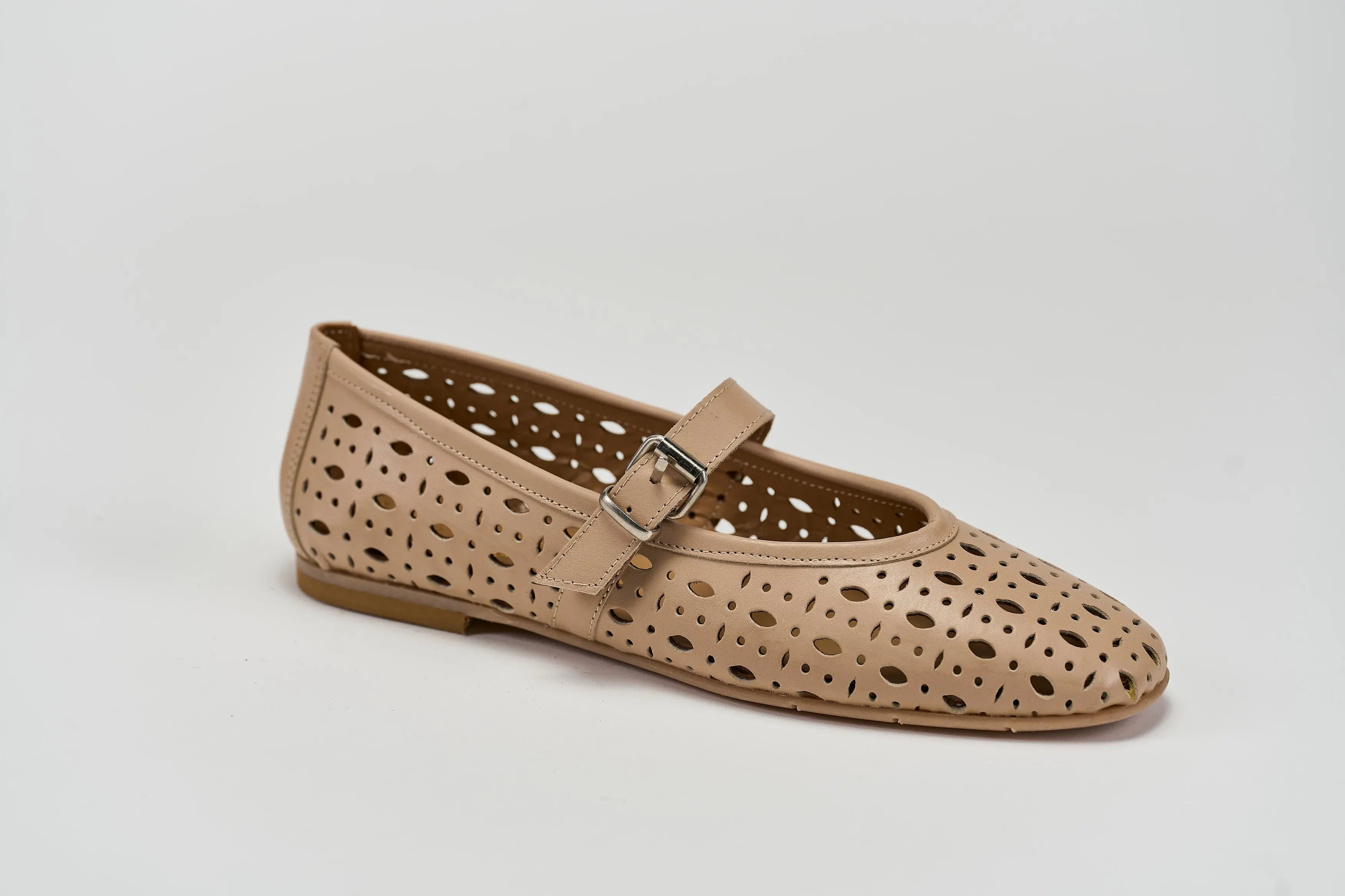 Sandro Barbera Ambra 12 stringate donna nude traforate