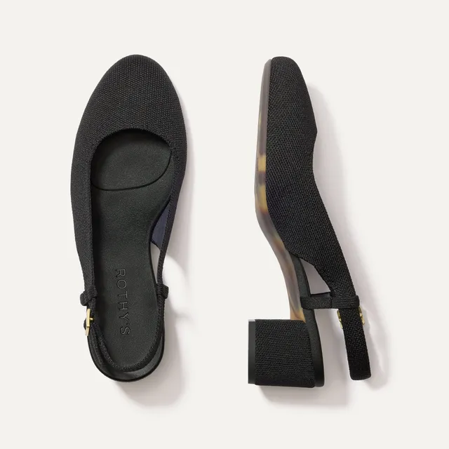 Rothy's The Heel Ballet slingback nere comode