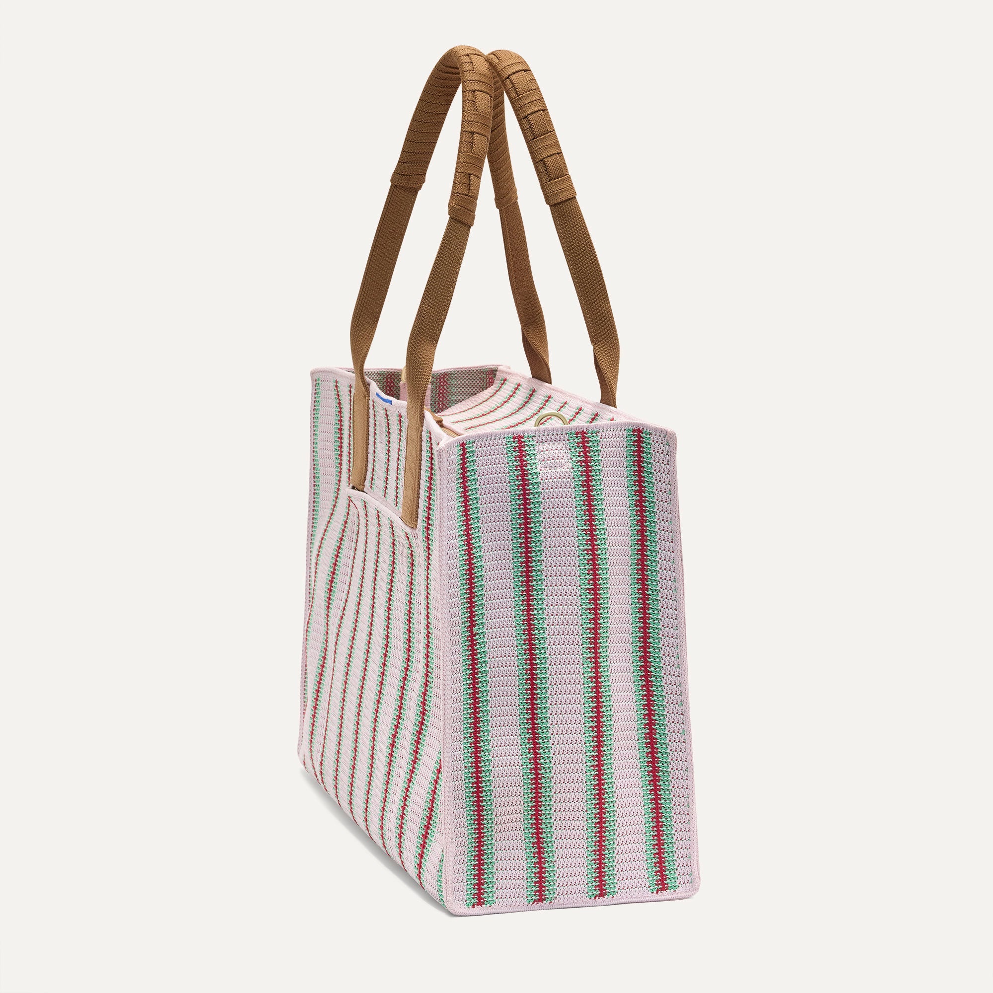 Rothy's Classic Tote tote bag Watermelon Market Stripe rosa