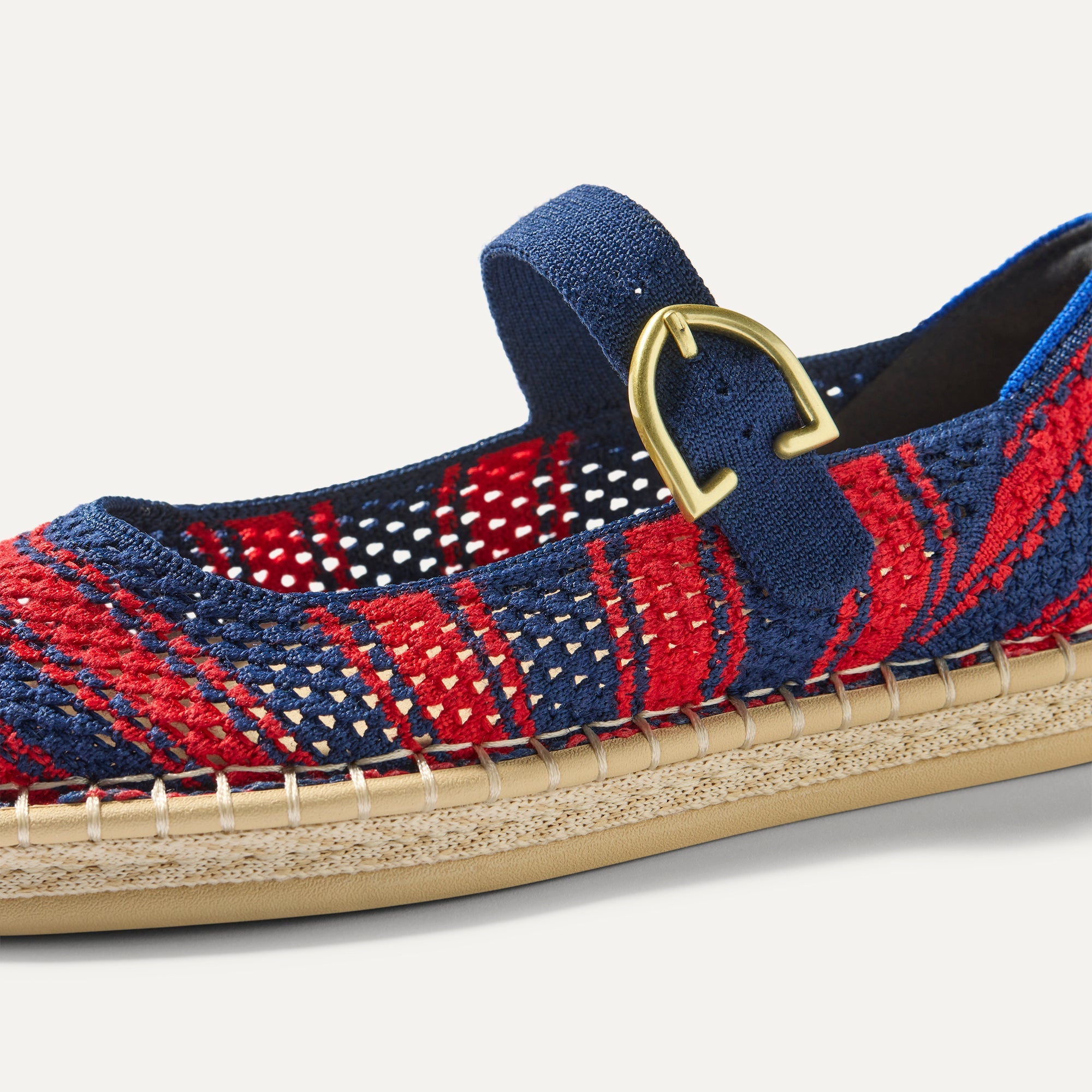 Rothy's The Espadrille Mary Jane ballerine Cherry Tide canapa