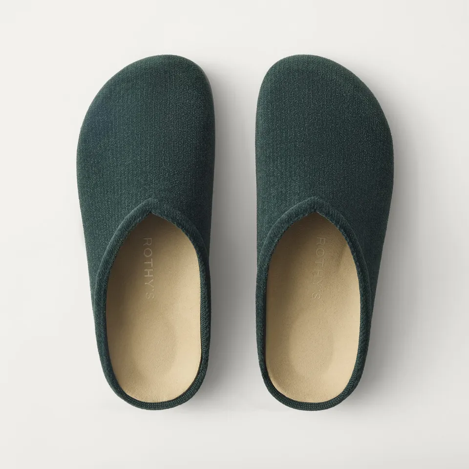 Rothy's The Casual Clog zoccoli donna ReVelvet Pine verde