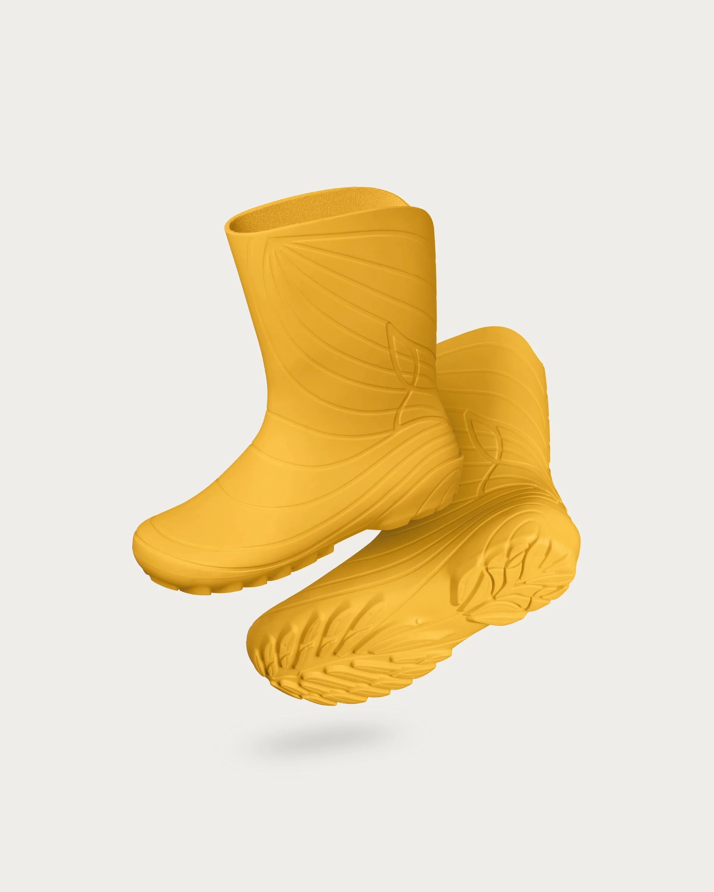 Wildling Shoes Ranidae Yellow stivali pioggia bambini gialli