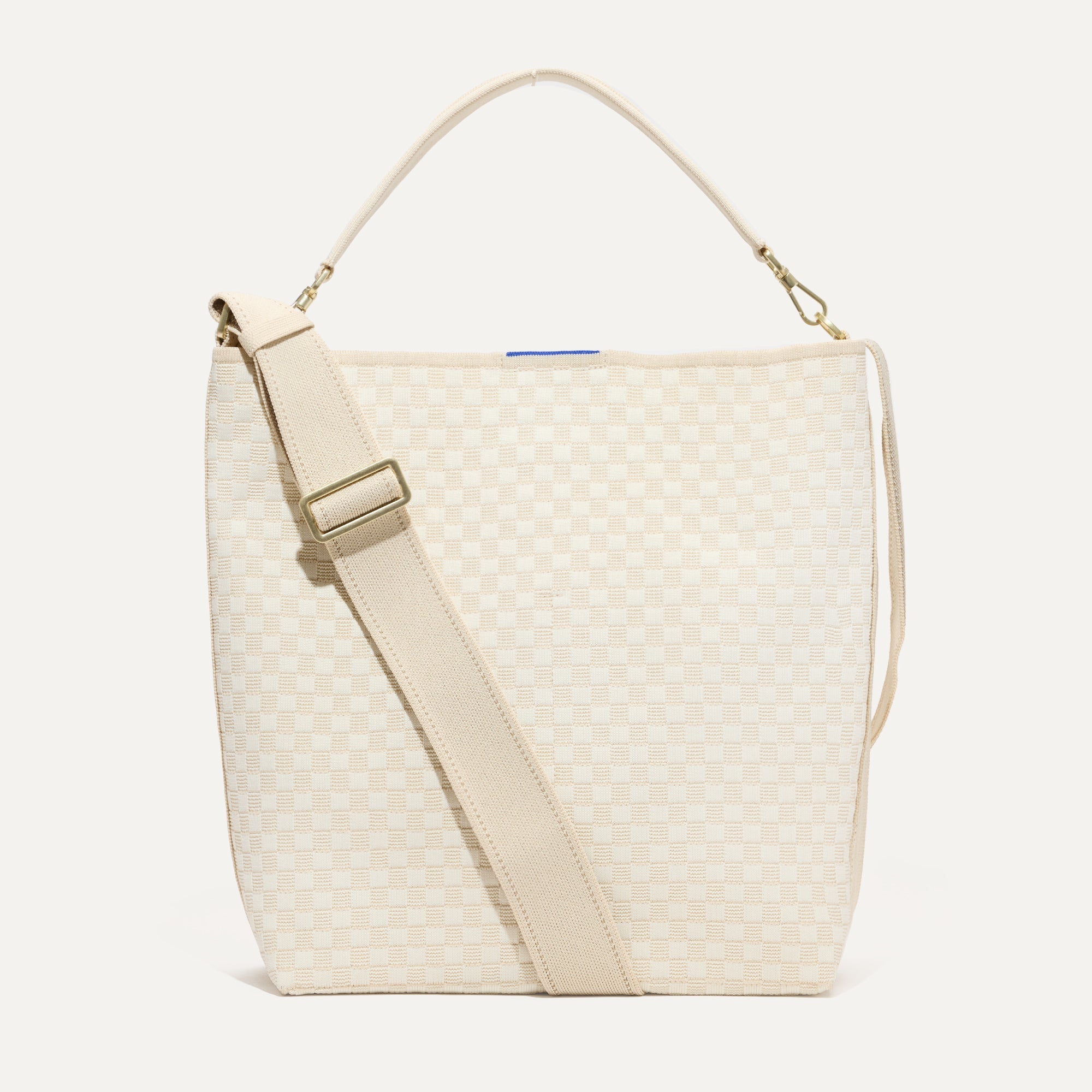 Rothy's The Bucket Bag borsa spalla White Sand capiente