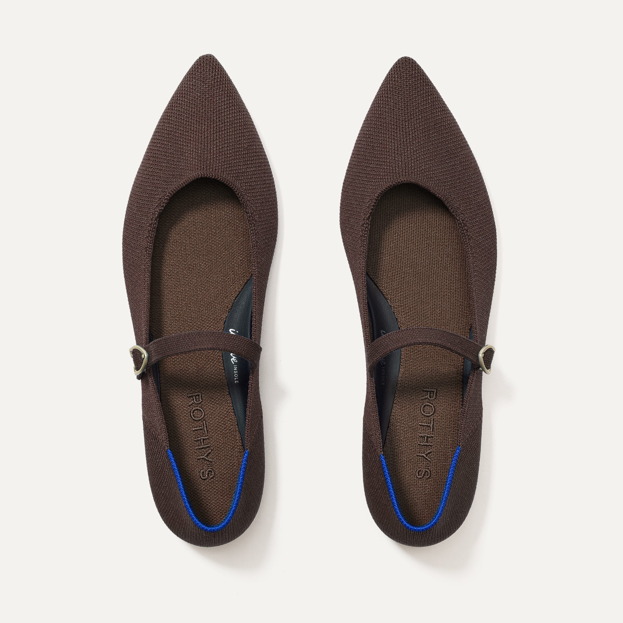 Rothy's Point Mary Jane II ballerine Amber Cat