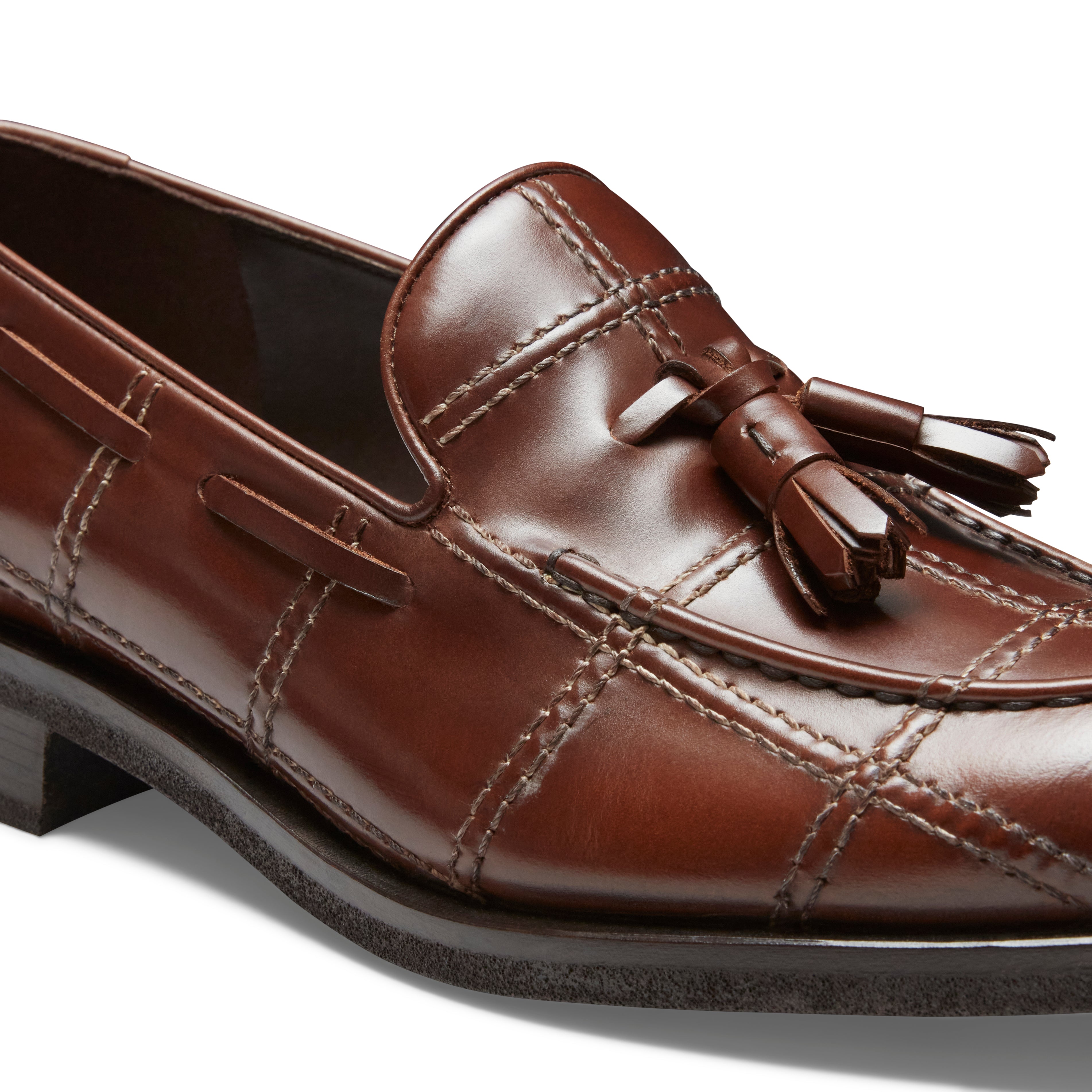 F.lli Rossetti Brera Check 15268 mocassino uomo moro pelle