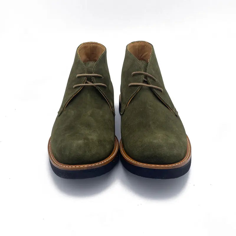 Sandro Barbera 2582 Desert Boots camoscio verde scuro Vibram