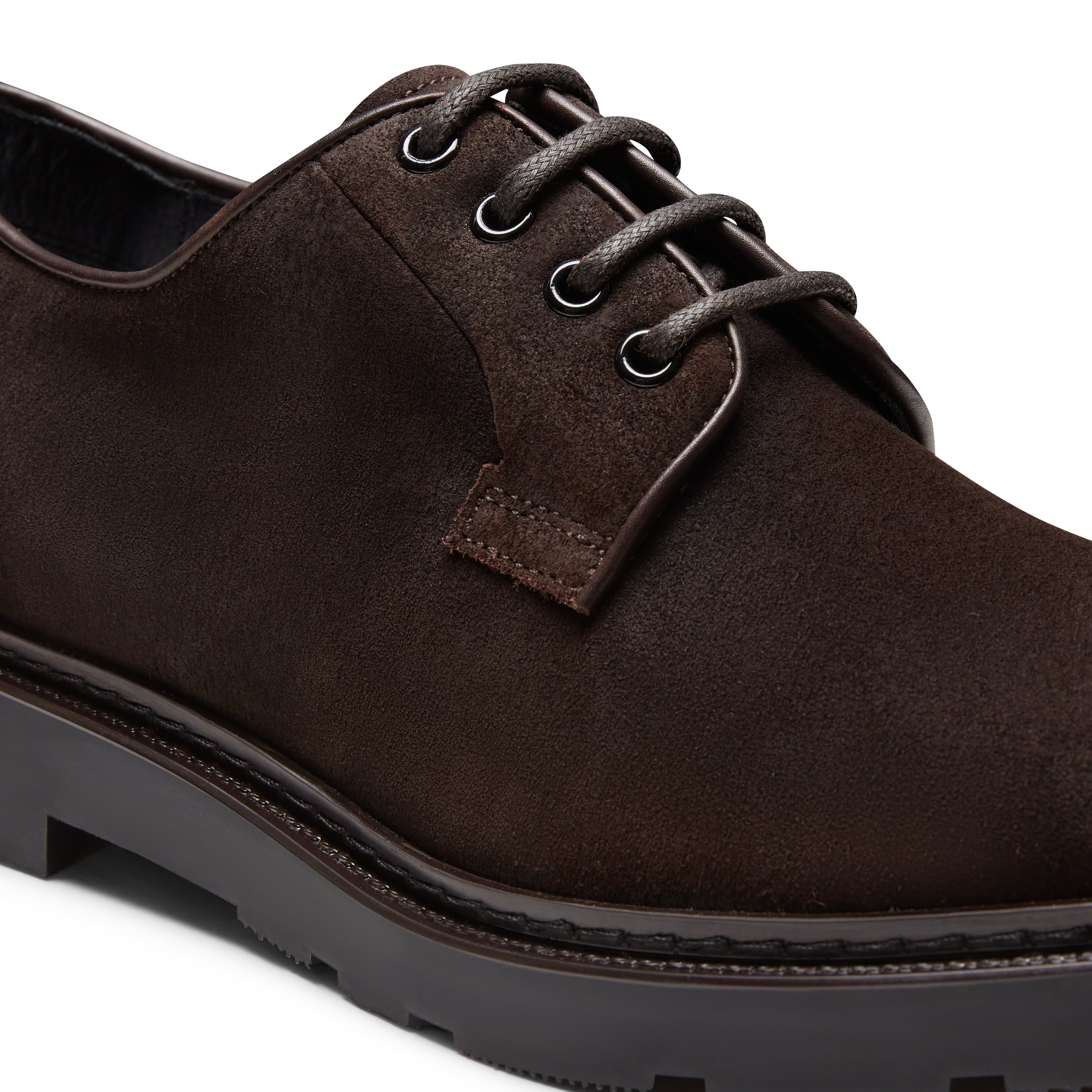 F.lli Rossetti 47208 Derby Uomo Camoscio Cacao