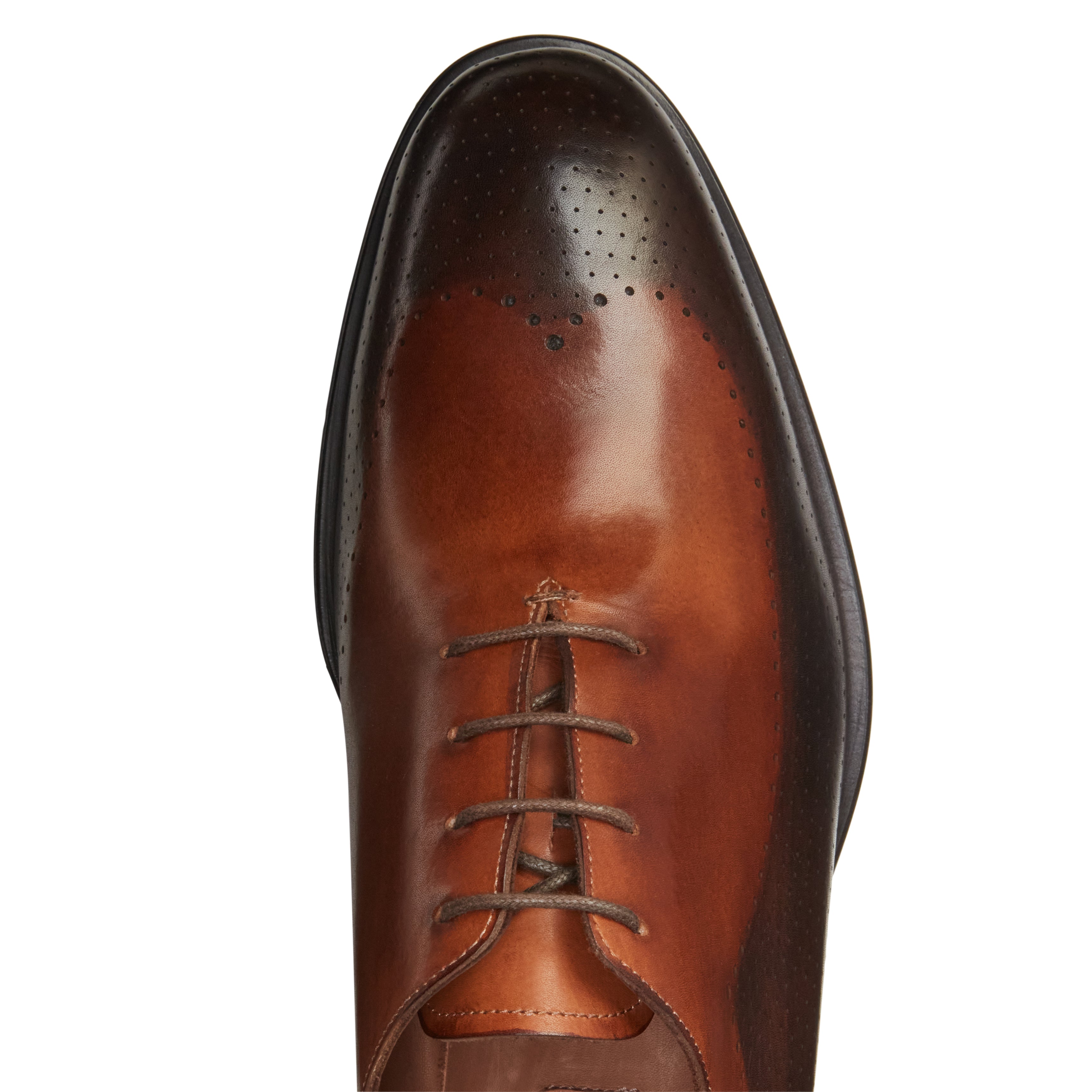 F.lli Rossetti Francesina 15146 Pelle Uomo Castagna Punta Fiore