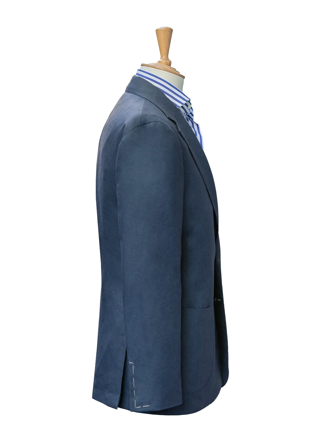 Stefano Bemer Blazers SV2104 Giacca Lino Blu destrutturata