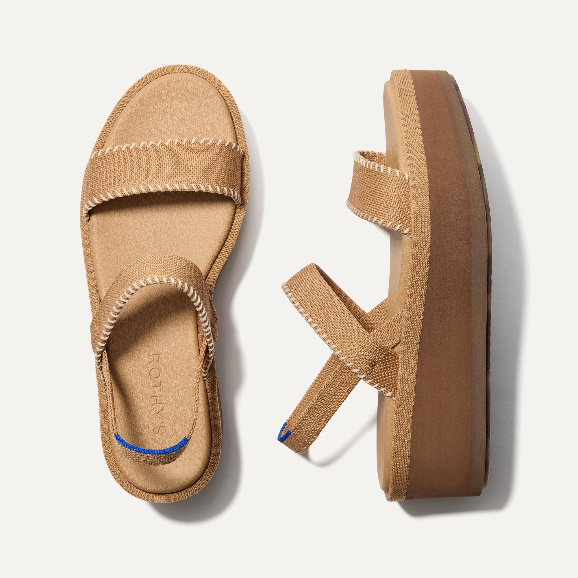 Rothy's Heels The Lightweight Wedge Sandal sandali Salt leggeri