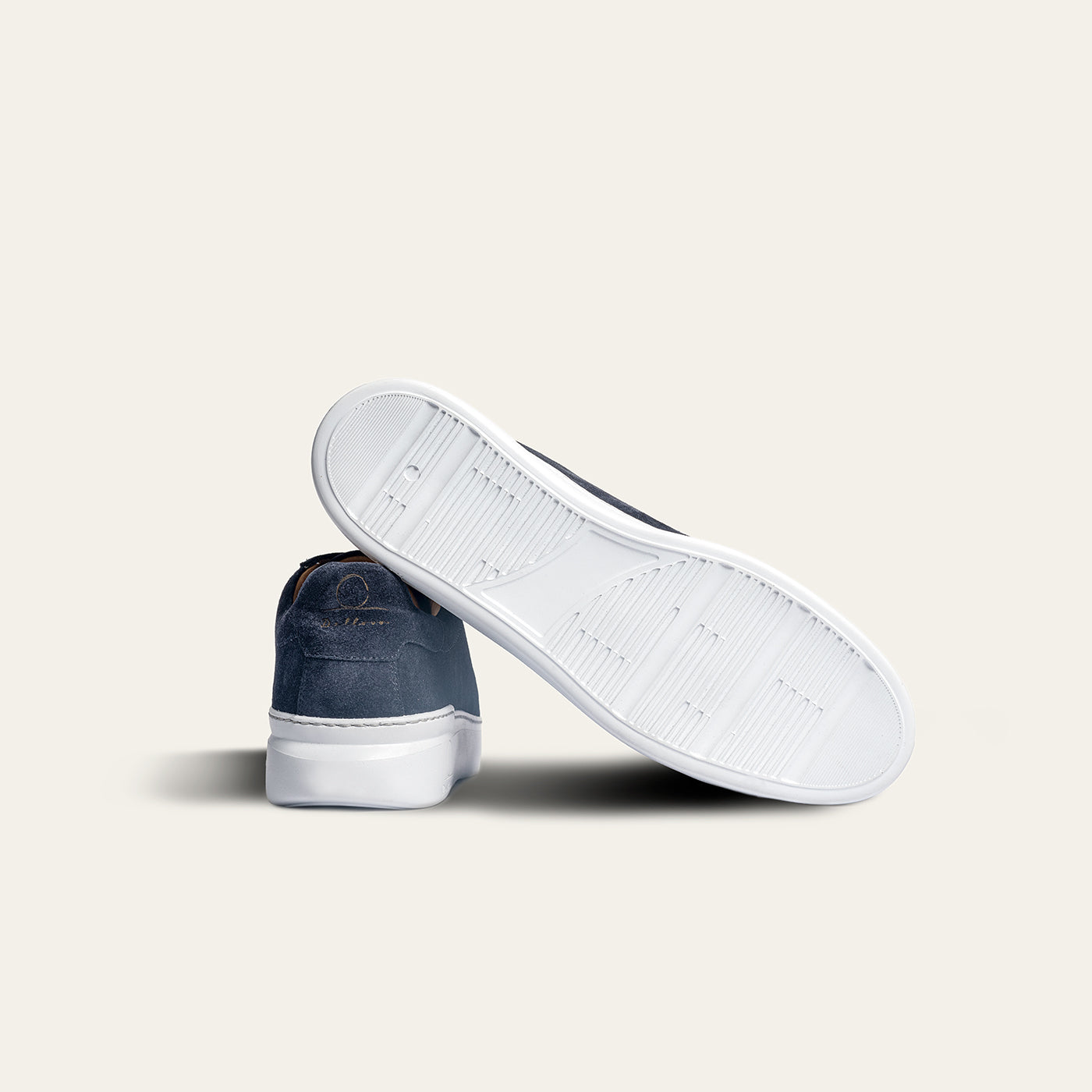 Dellovo Gaiola sneaker camoscio blu suola light