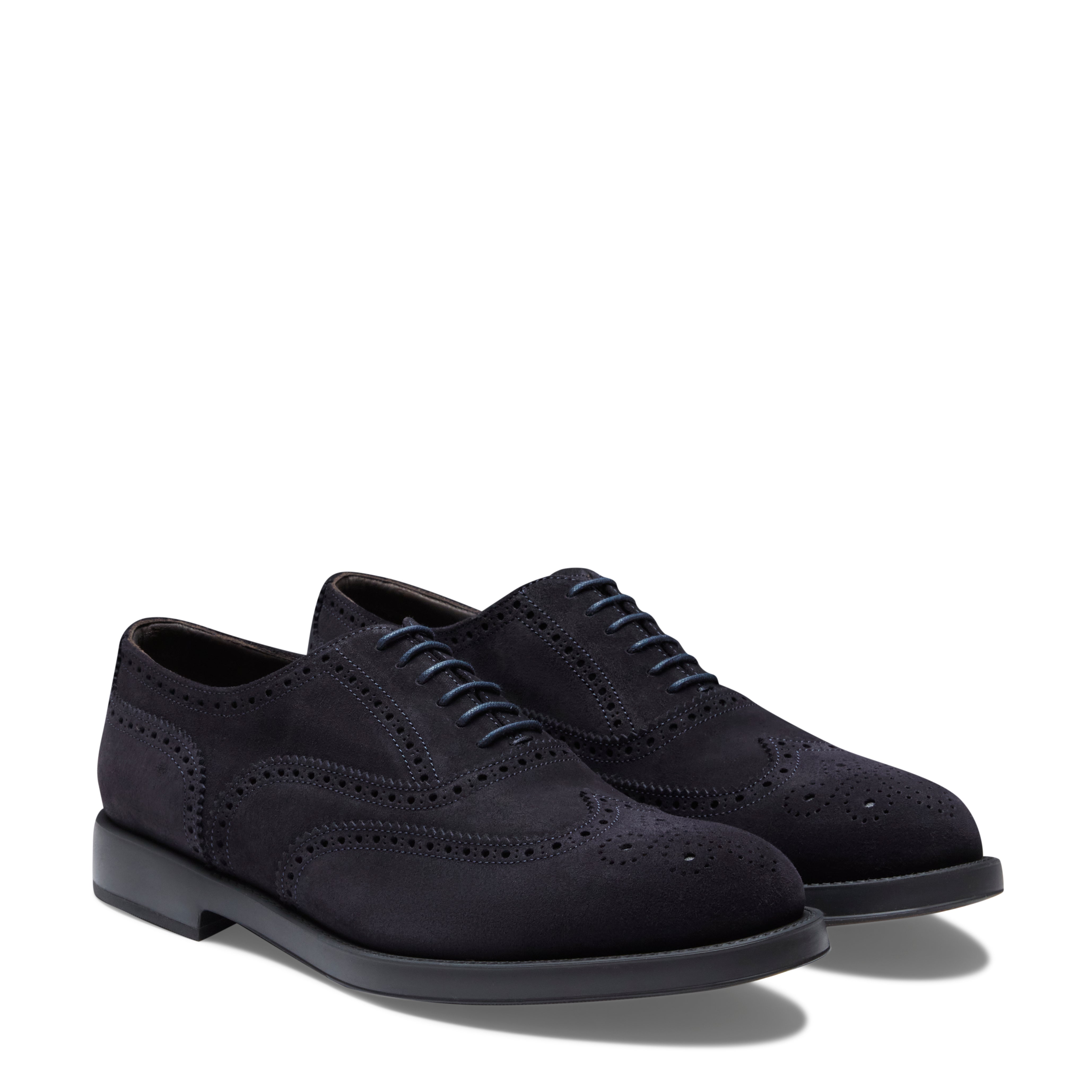 F.lli Rossetti Francesina 47493 brogue uomo marine suede