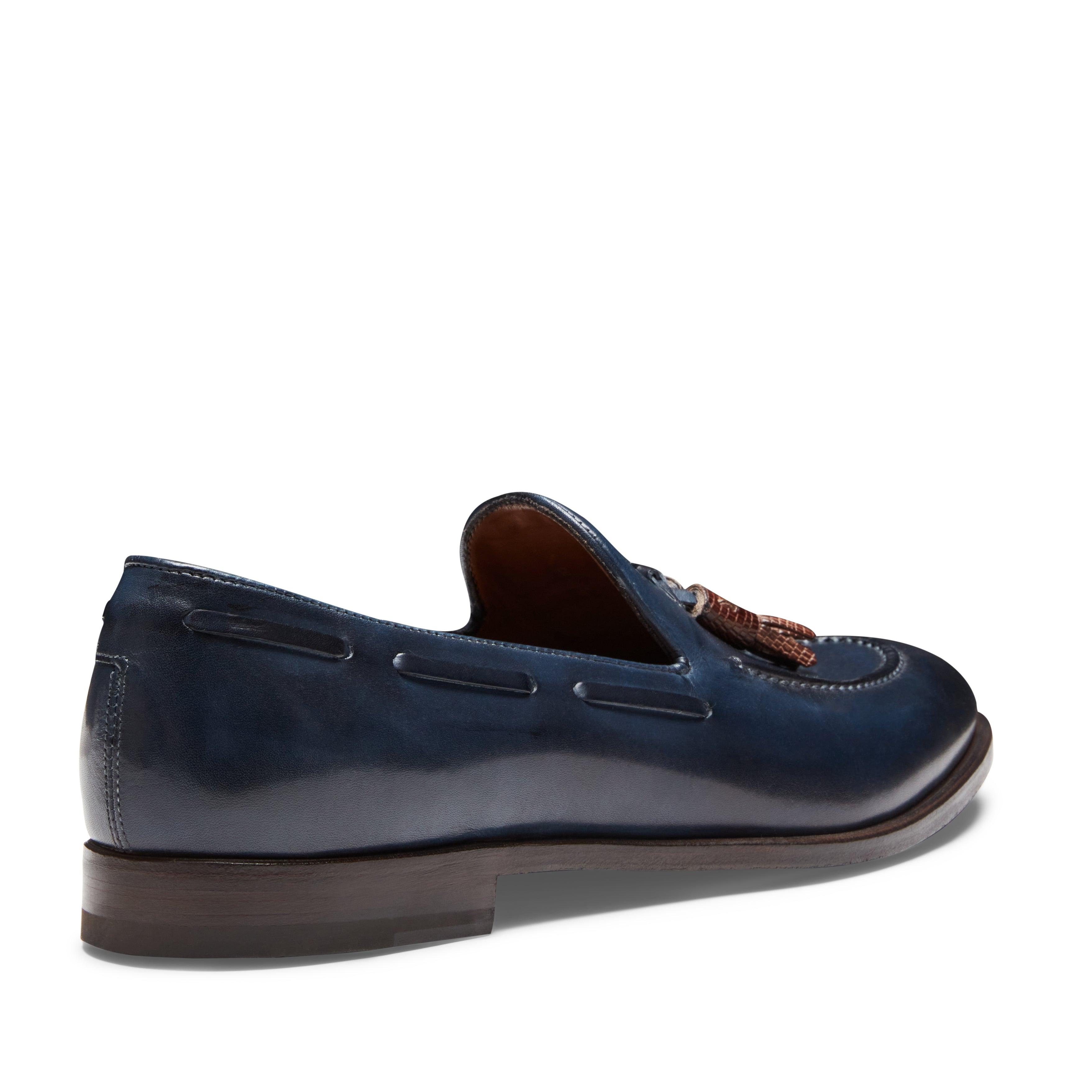 F.lli Rossetti Brera 15167 mocassino uomo pelle blu marine