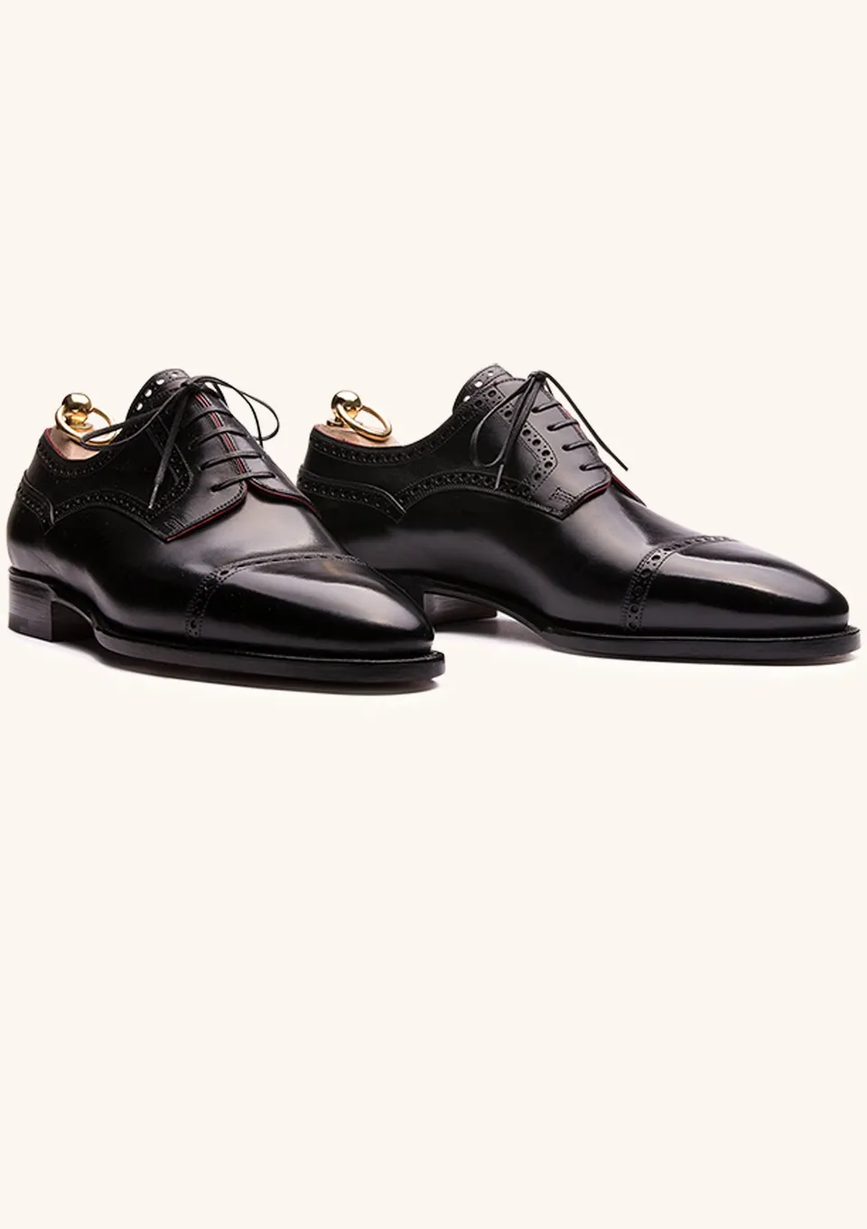 Stefano Bemer Derbies C5320 derby pelle nera 5 occhielli