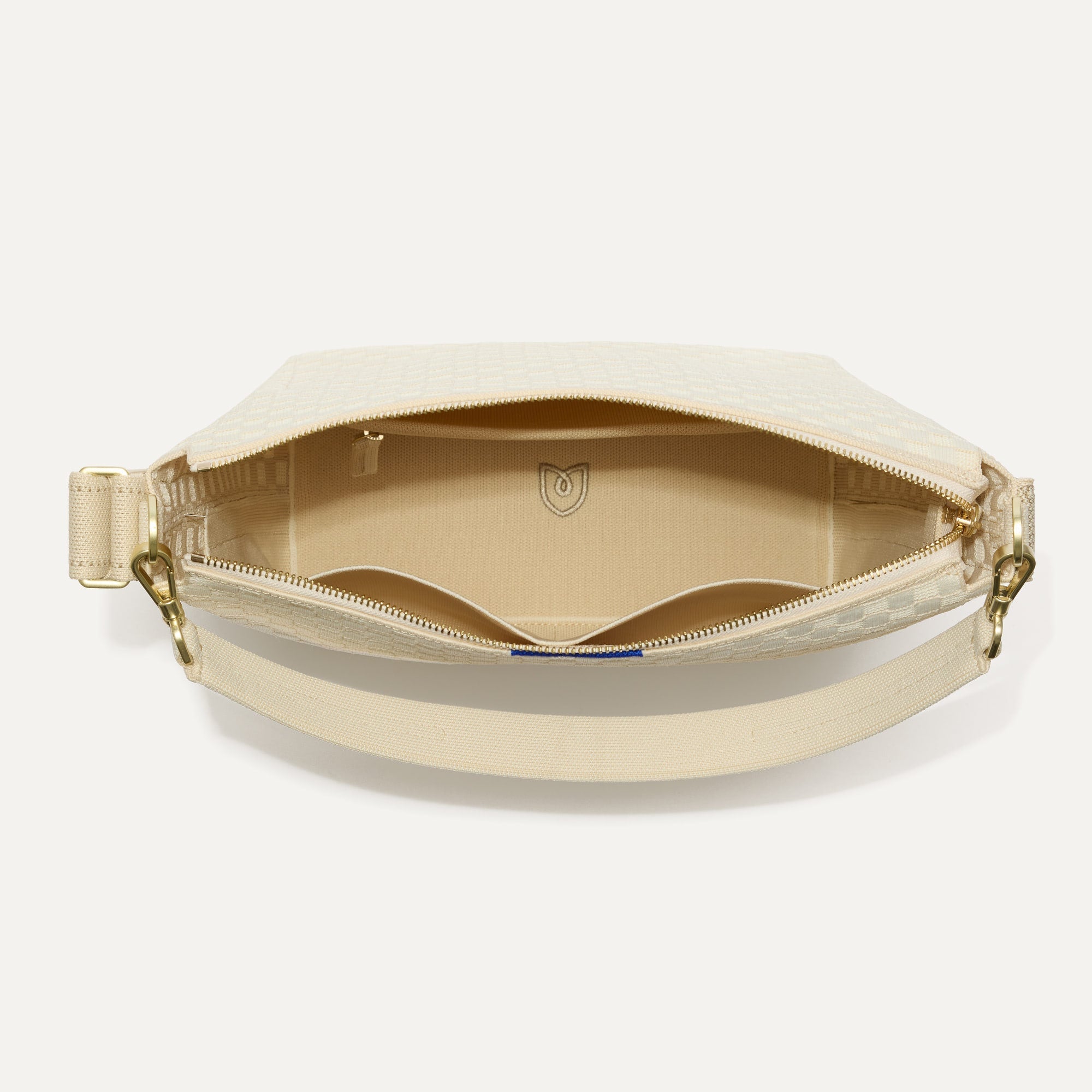 Rothy's Mini Zip Bucket borsa White Sand secchiello avorio